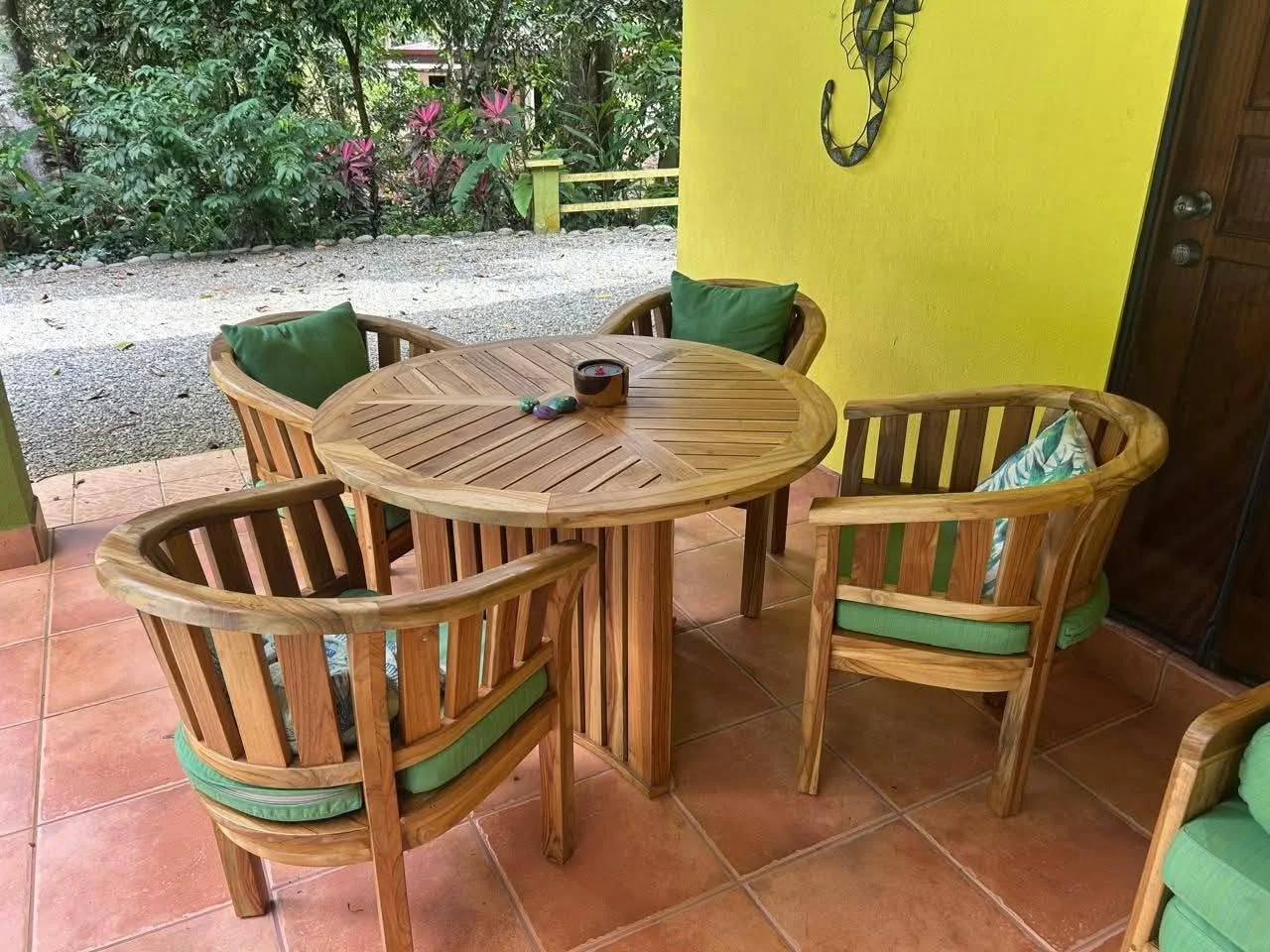 Outside dining