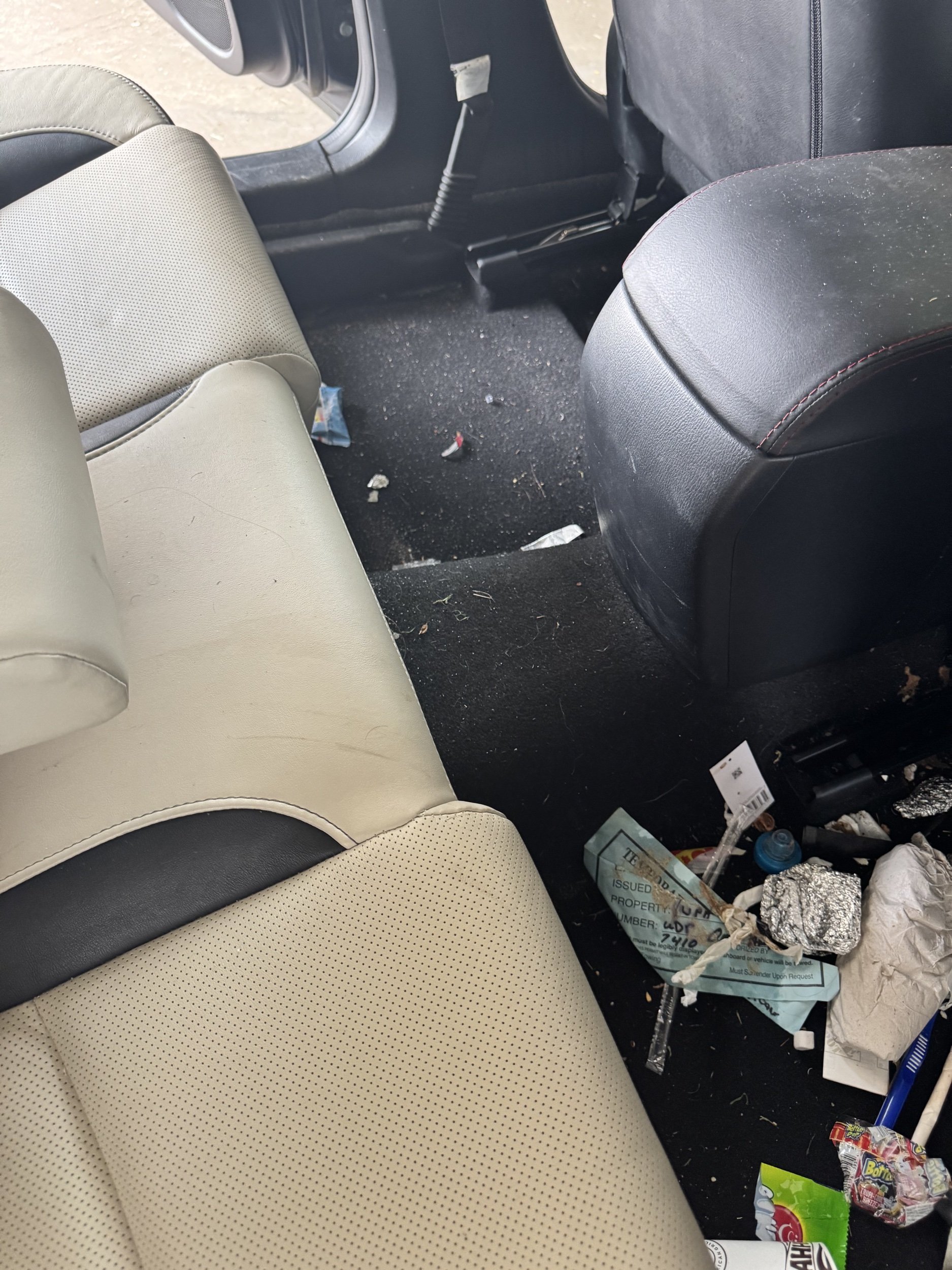 Mazda before automotive detailing work in Aldie, Virginia