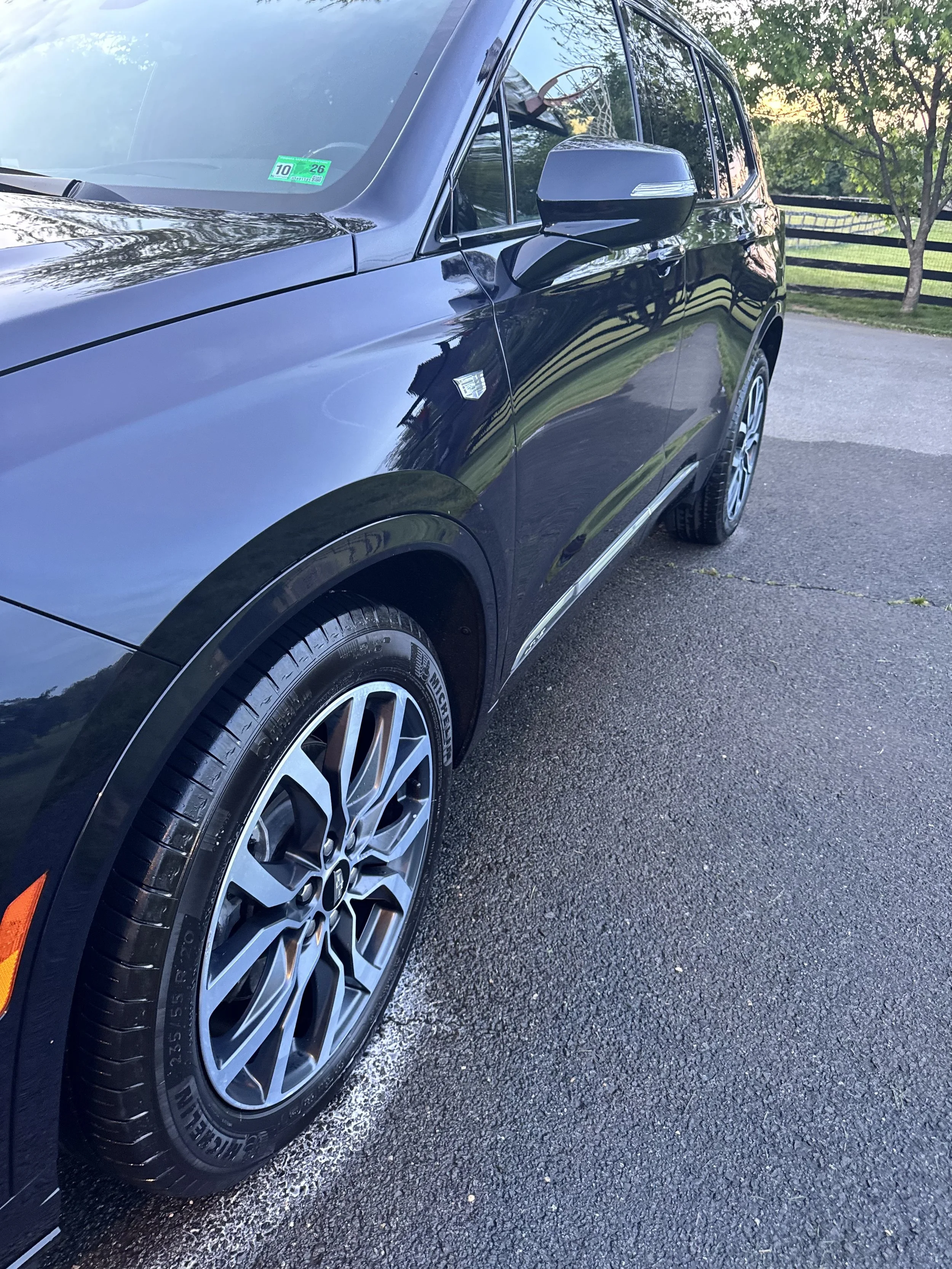 Glossy finish on a completed vehicle detail in Loudoun County