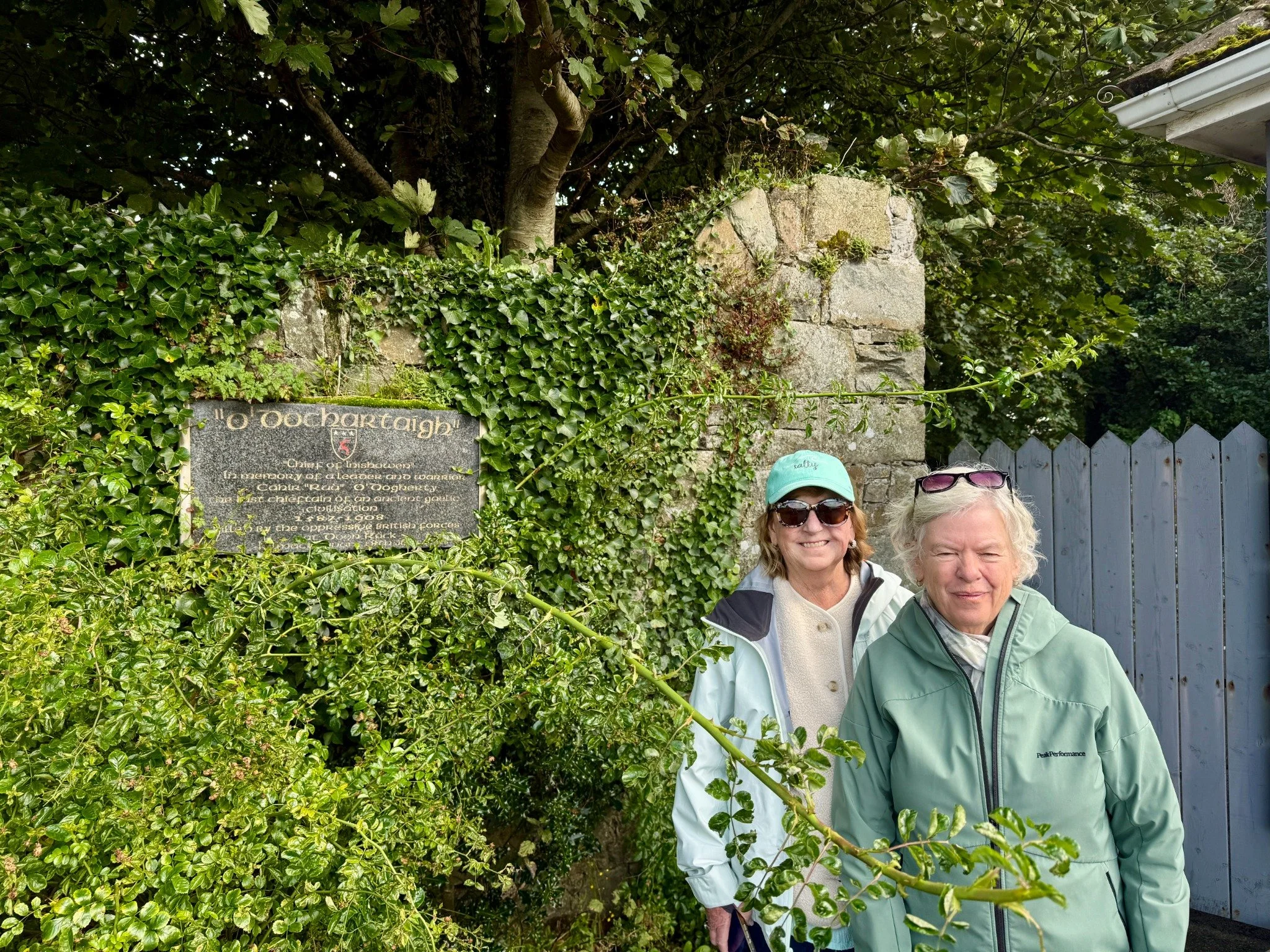 Debi and Denise during their heritage visit