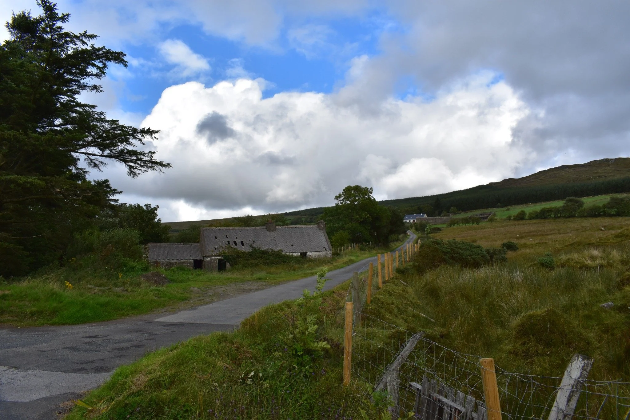 The countryside around the Bradley family’s ancestral cottage