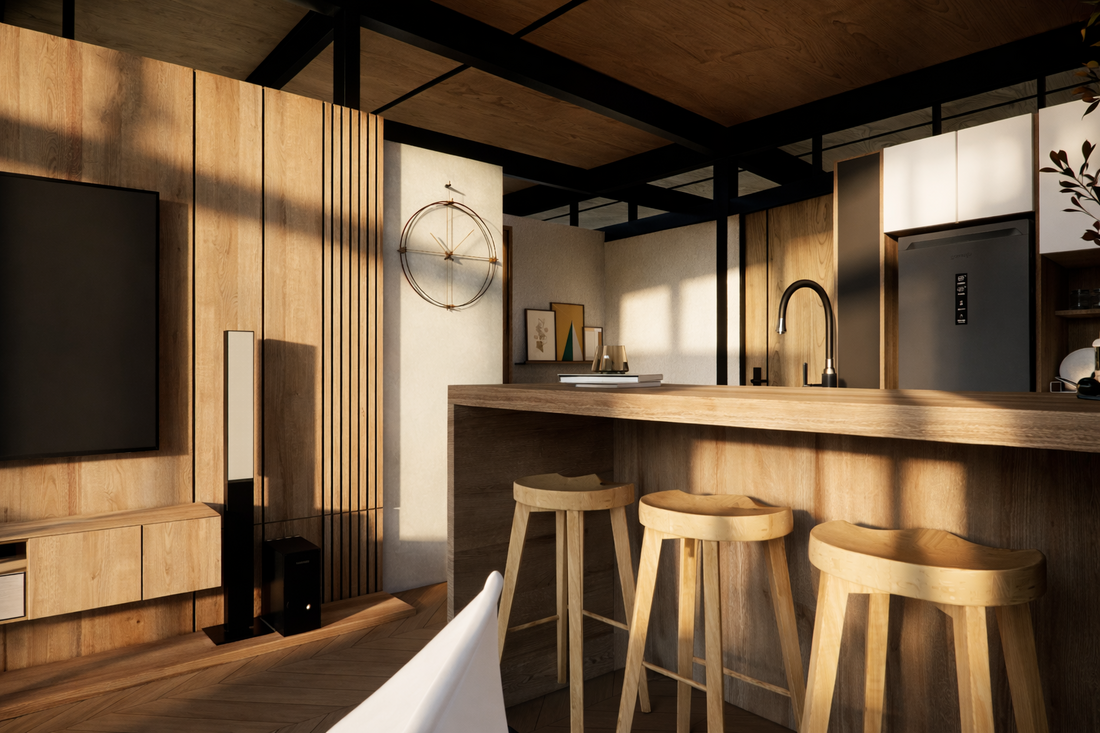 Simoy Cabin kitchen