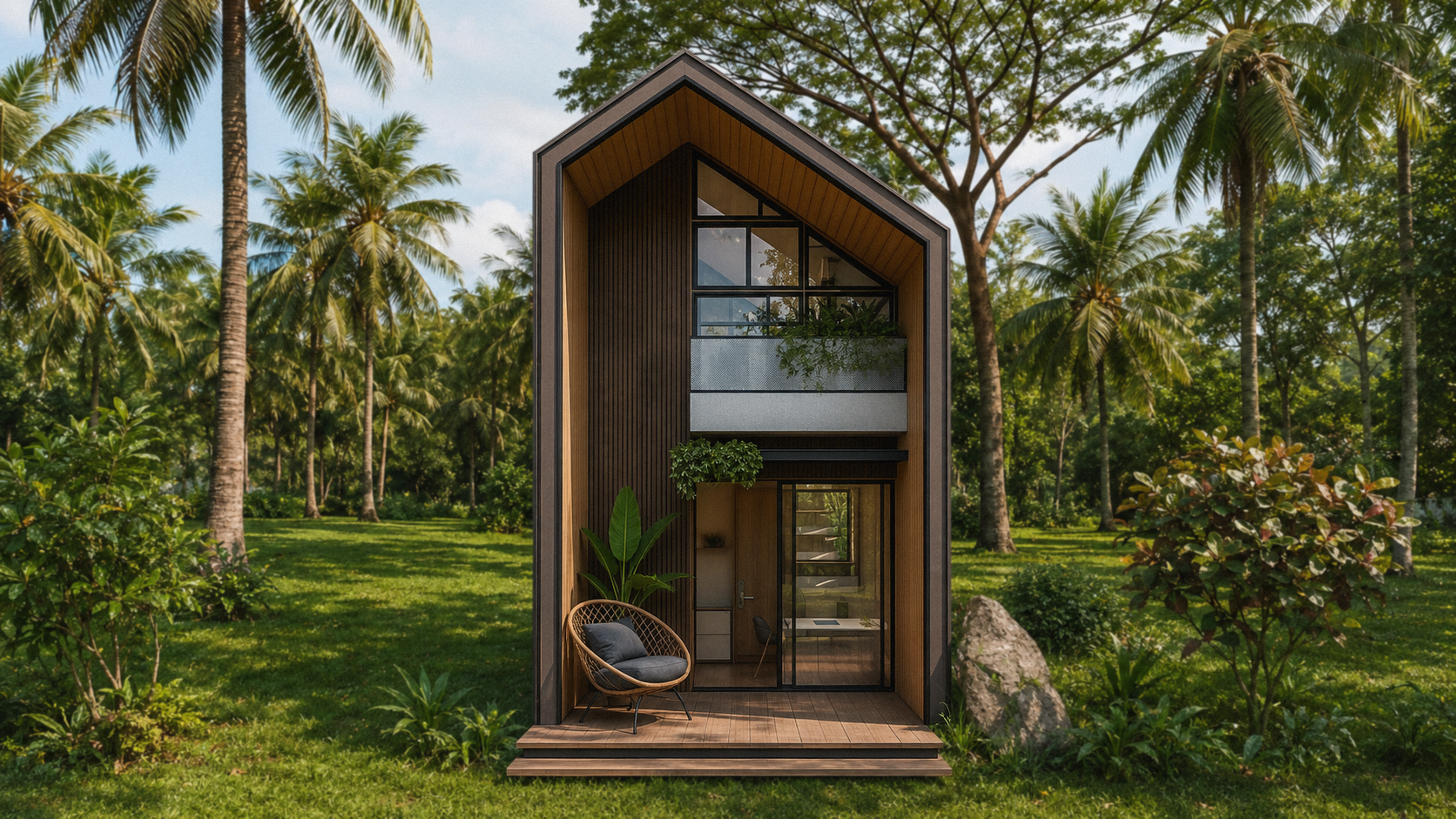Munting Balay Loft Cabin compact loft cabin exterior