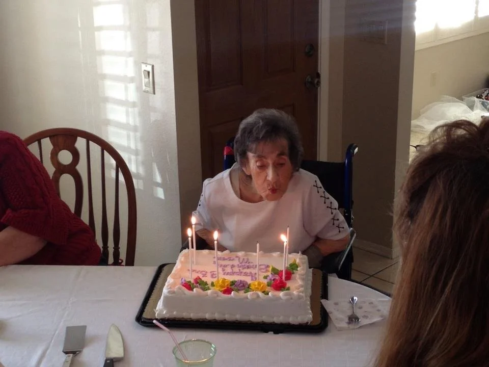 Grandma Norma on her 83rd birthday