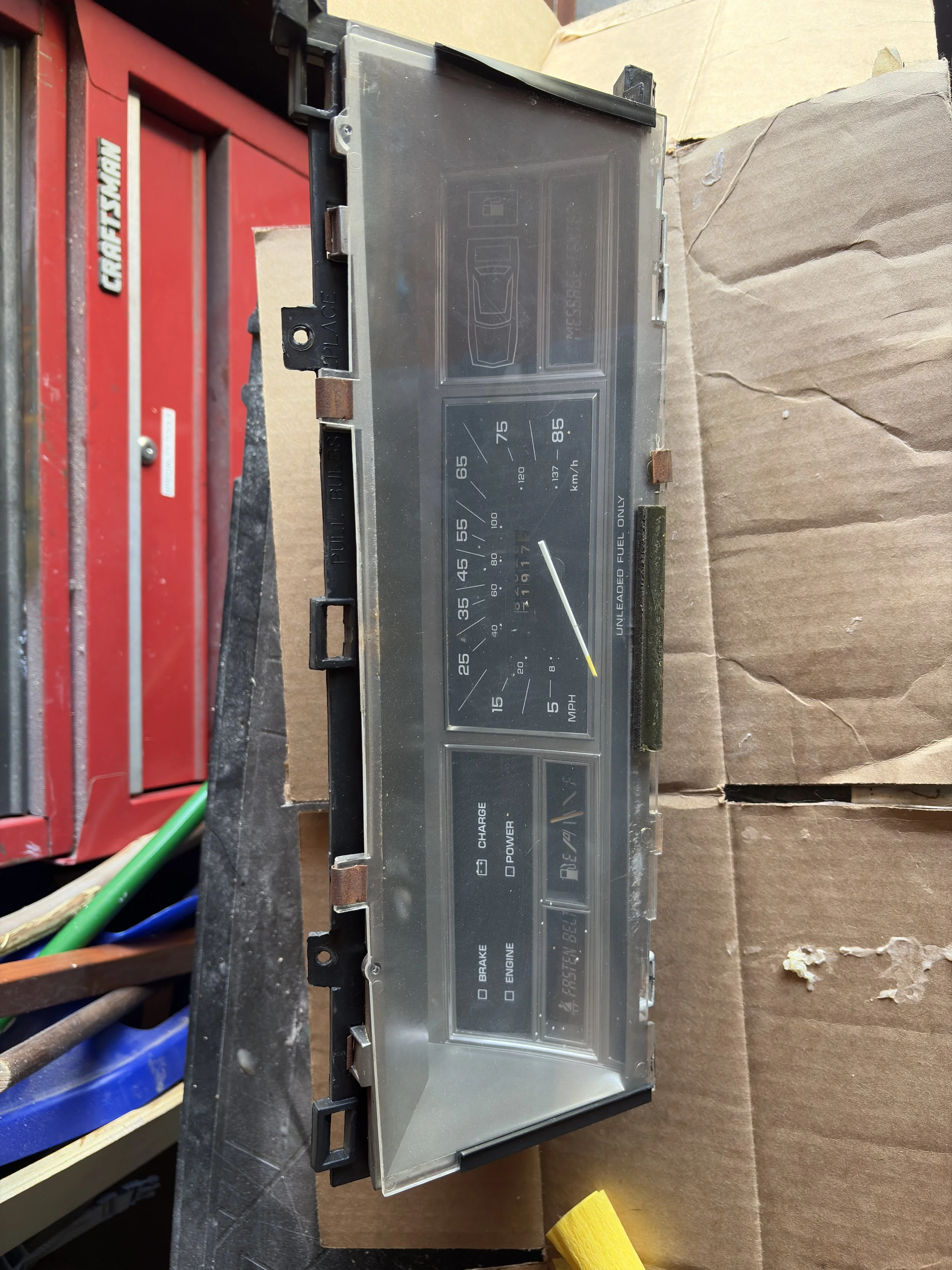 Instrument cluster bulb documentation for LED conversion