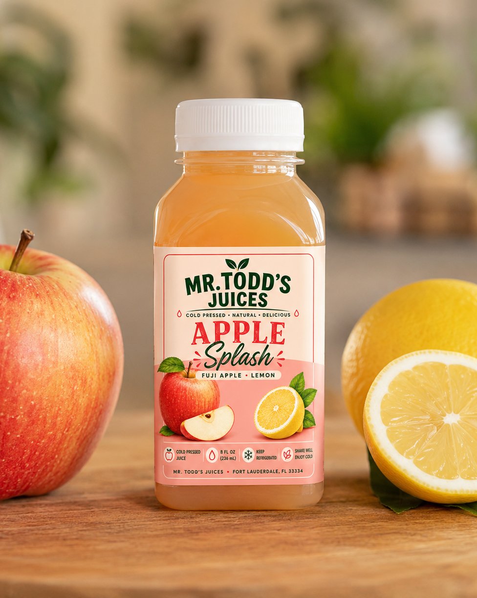 Apple Splash Bottle