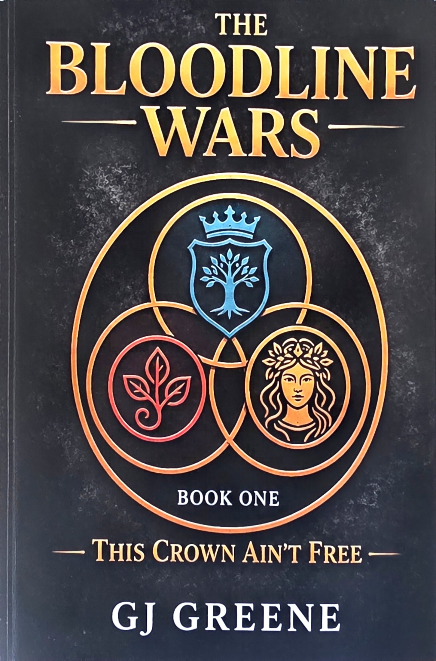 The Bloodline Wars, Book One: This Crown Ain’t Free by GJ Greene — book cover