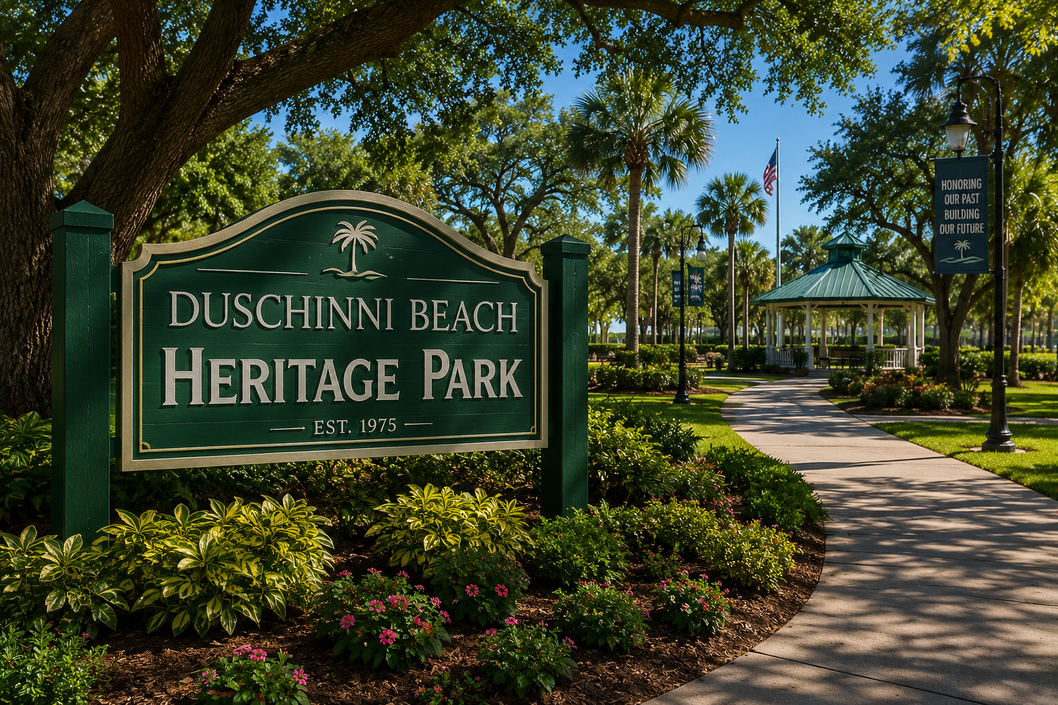 Heritage Park in fictional Duschinni Beach