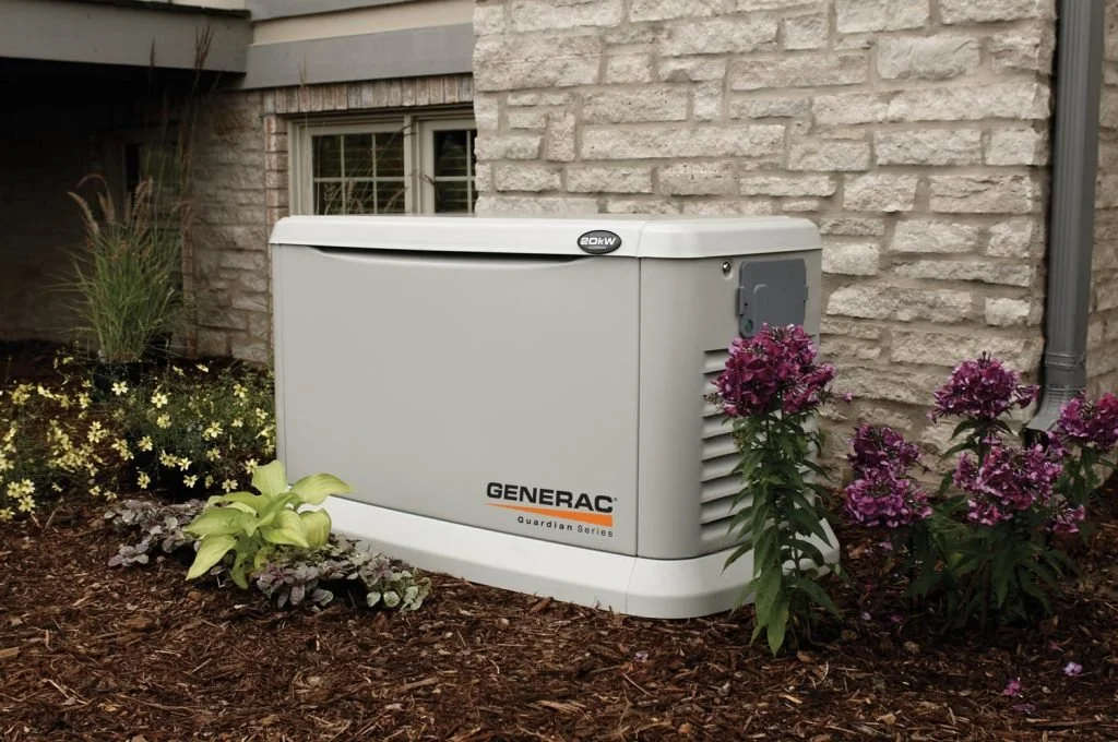 Generac standby backup generator installation field site