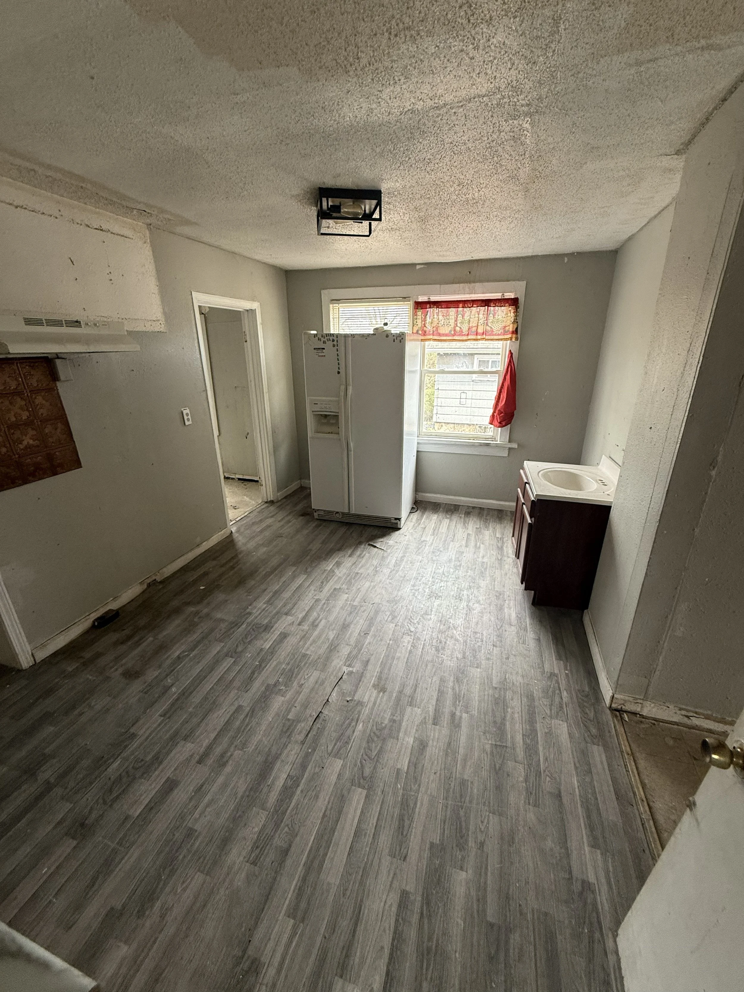 Calvin repair in-progress flooring example