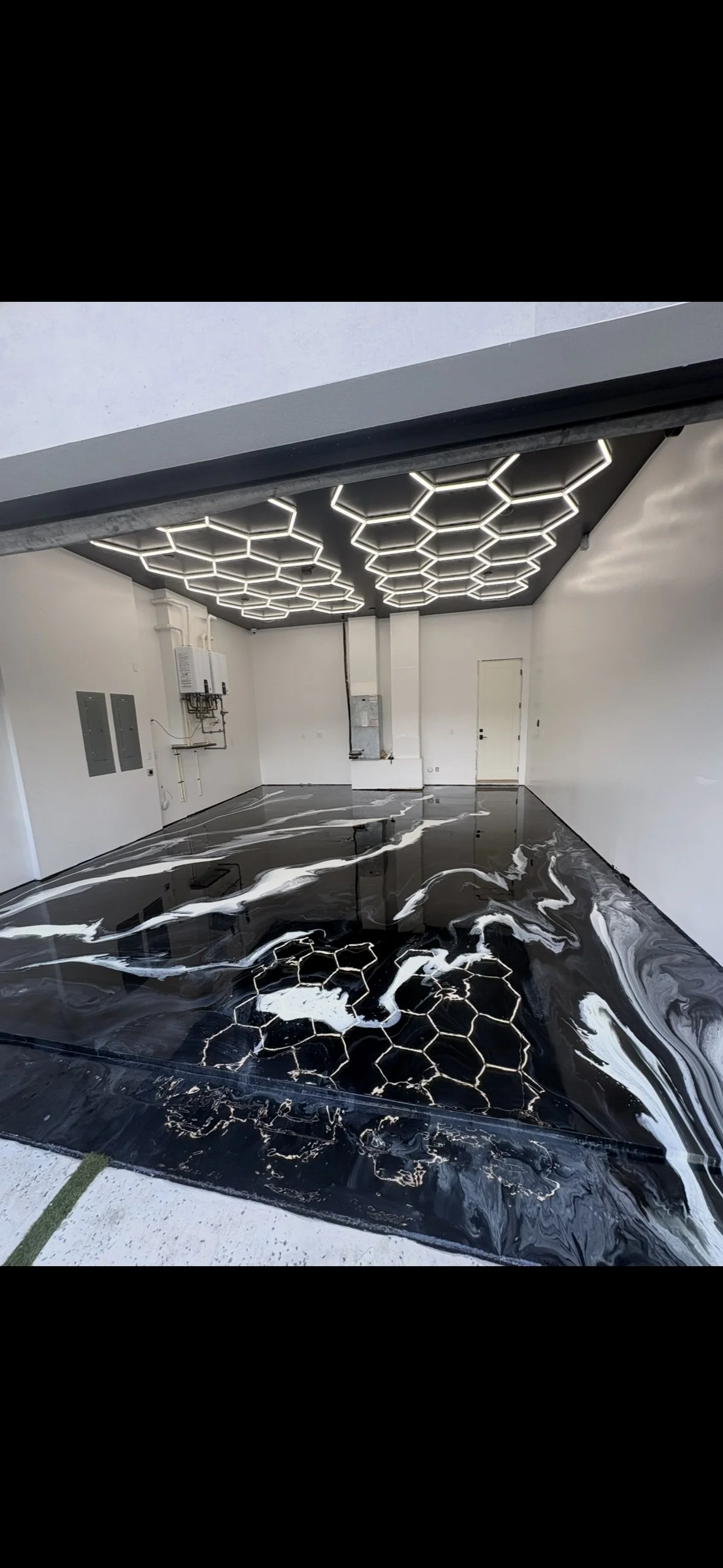 Metallic epoxy flooring Florida