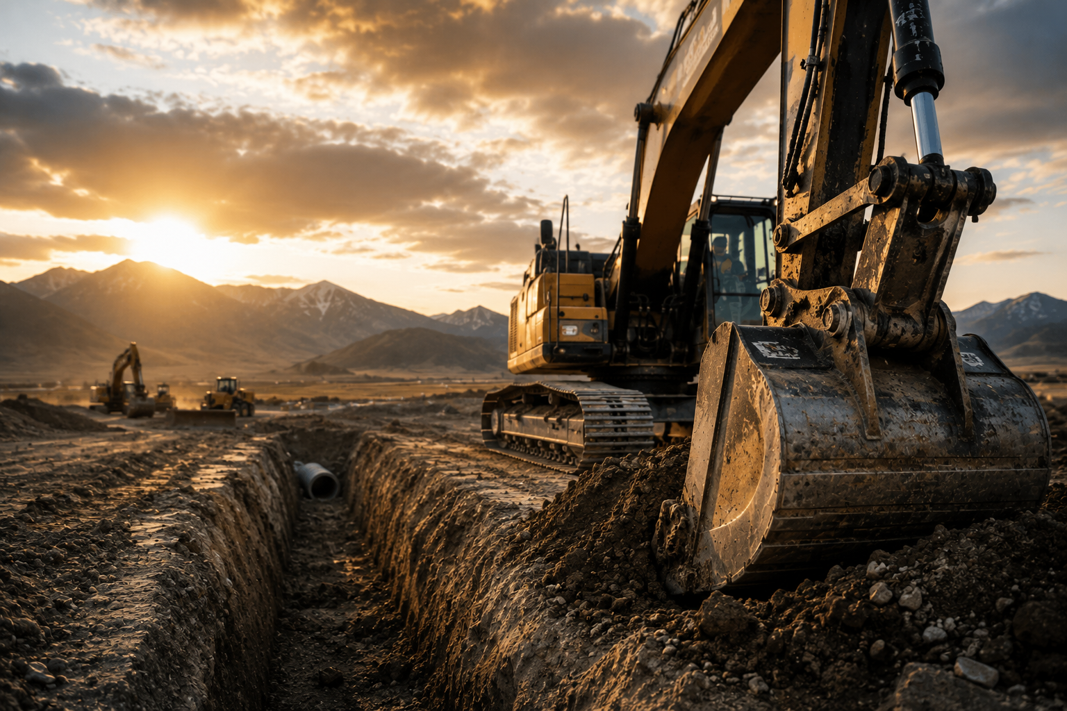 C & J Dirtworks excavation services