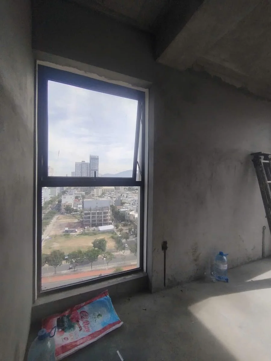 Góc nhìn từ căn hộ Sun Panoma 2 Đà Nẵng trong quá trình thi công