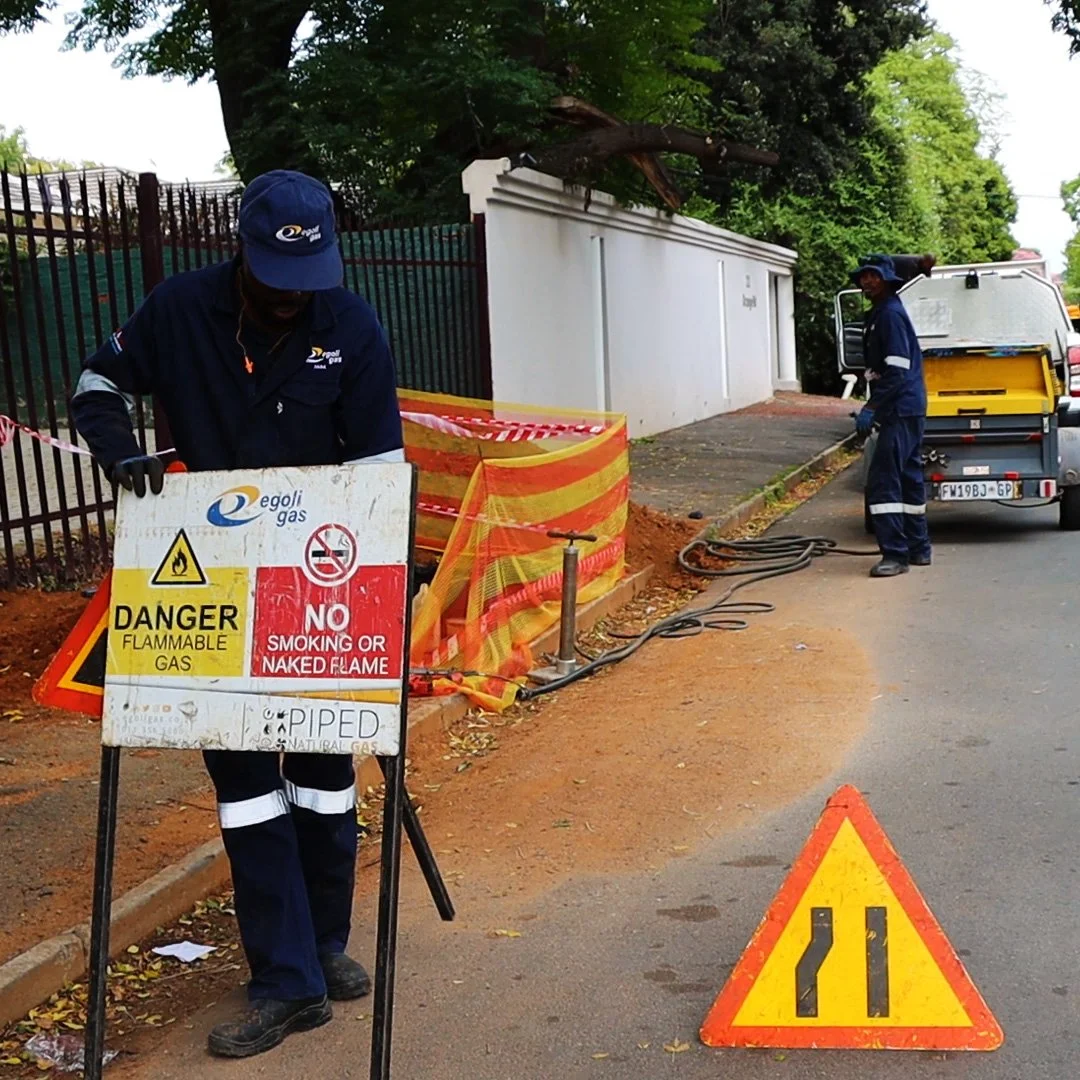 Egoli Gas Safety Sign Site