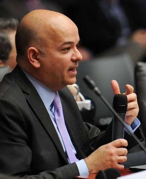 Olivier Guitta speaking at a conference