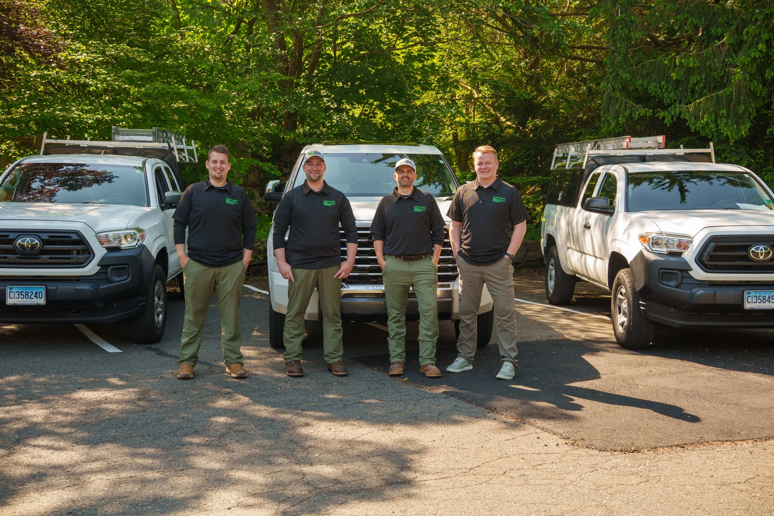 The Green Pest Control team in the Farmington Valley