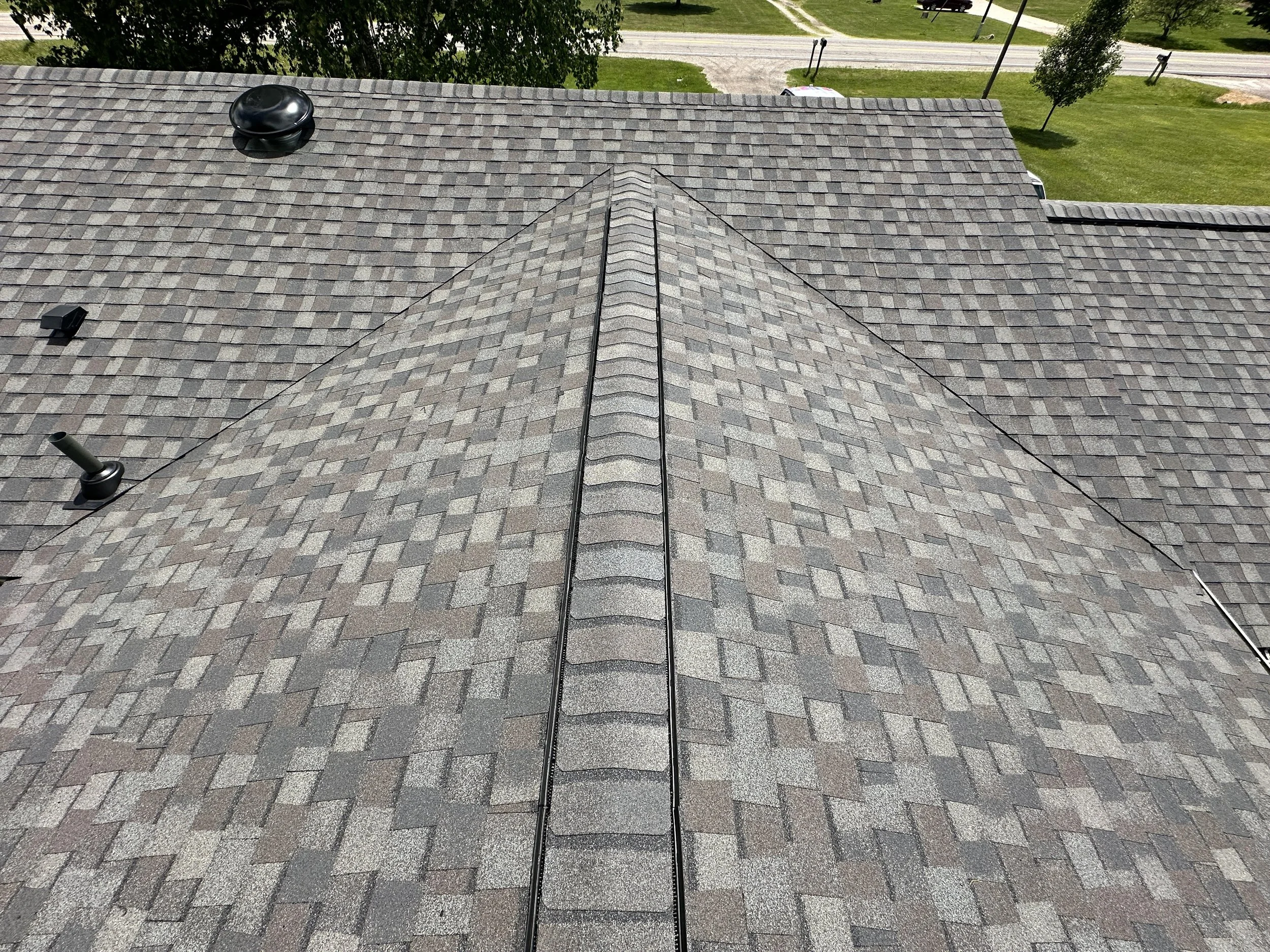 Professional roof replacement installation