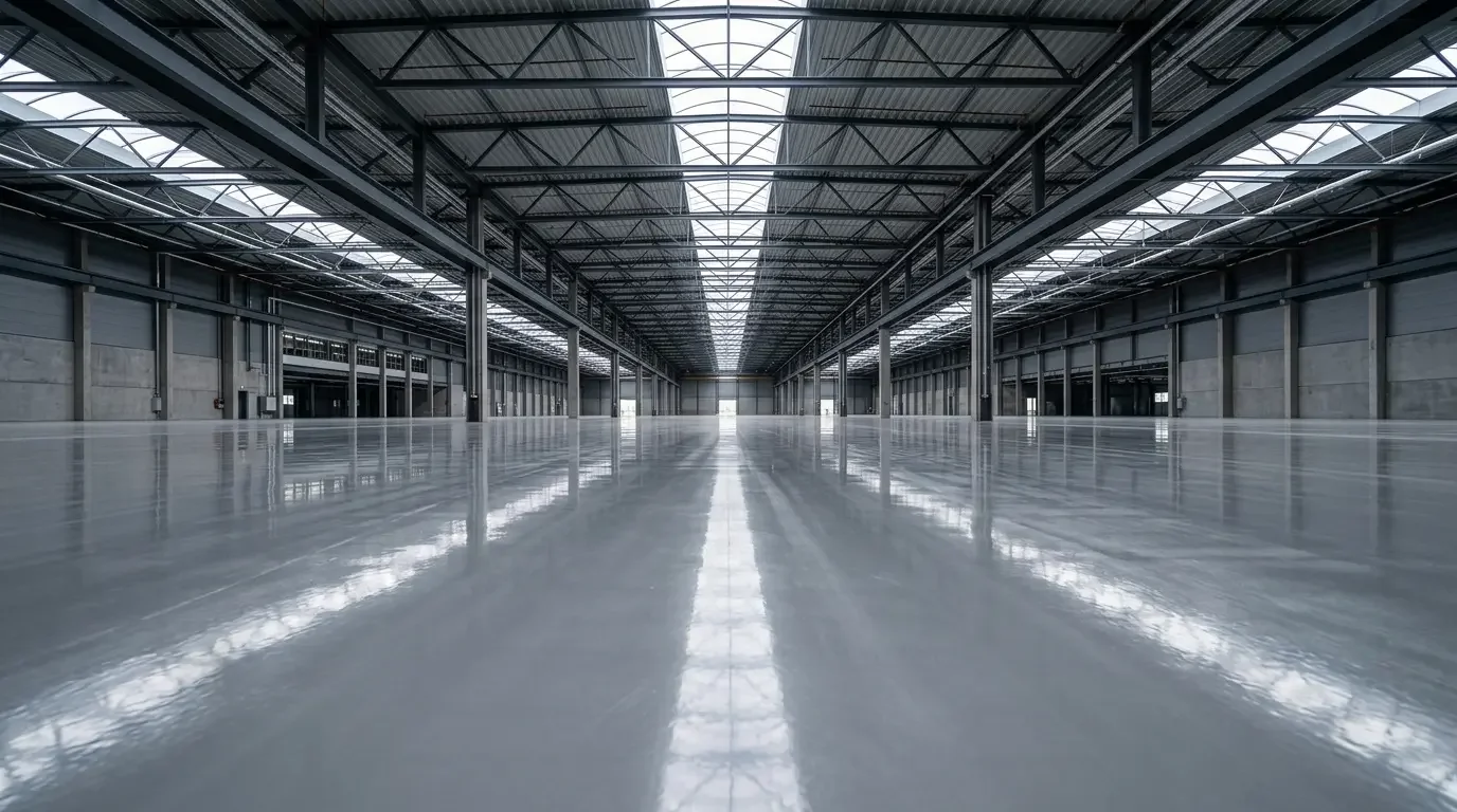 Industriële afwerking magazijn — Master Coating