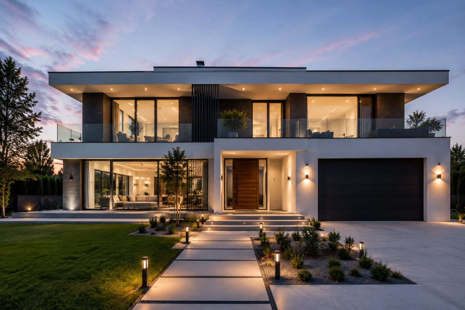 Architettura residenziale — Rendering architettonico