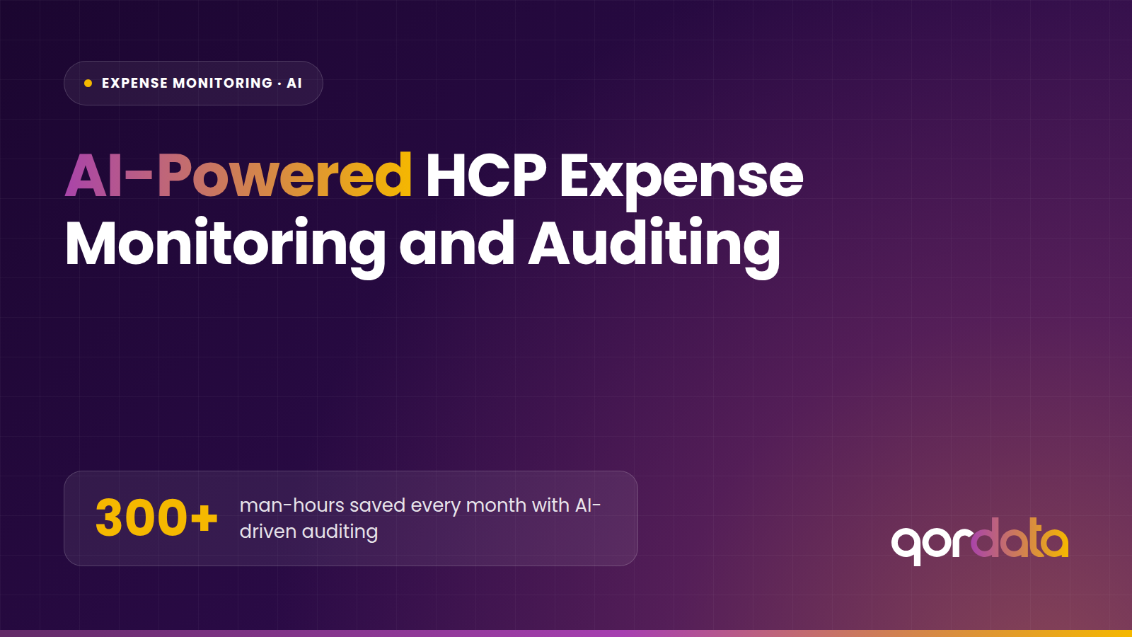 AI-powered HCP Expense Monitoring and Auditing