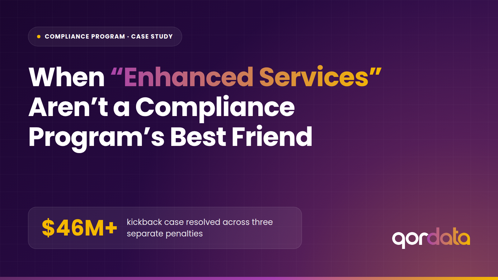 When &ldquo;Enhanced Services&rdquo; Aren&rsquo;t a Compliance Program&rsquo;s Best Friend