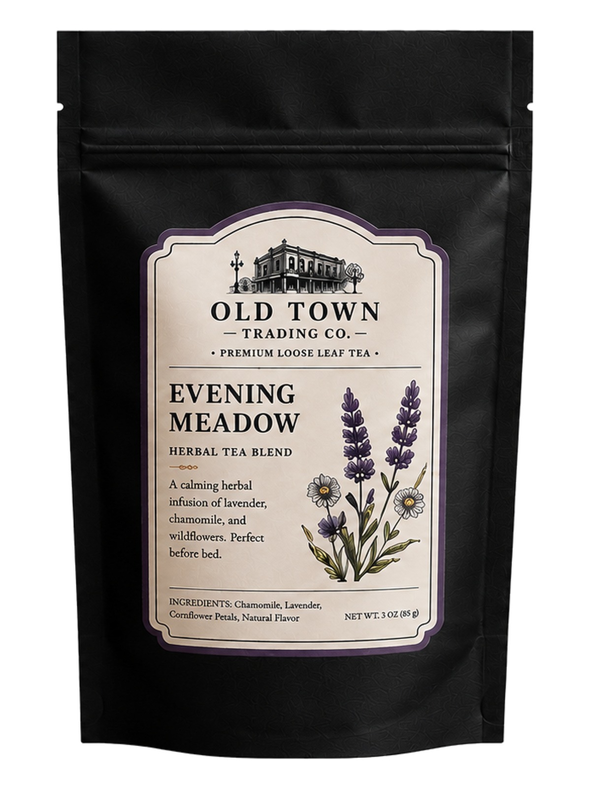 Evening Meadow Chamomile Lavender Peppermint Herbal Tea