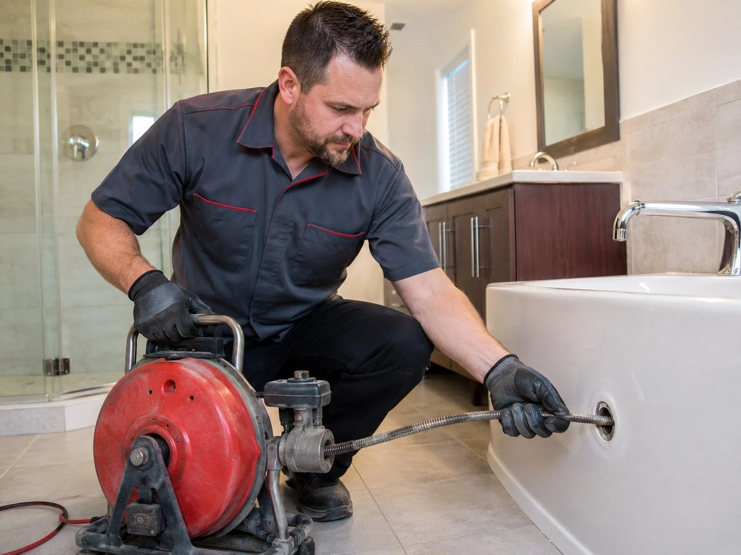 MBM plumber drain cleaning in Markham