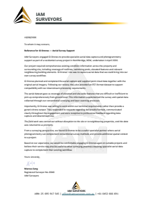Reference letter first page
