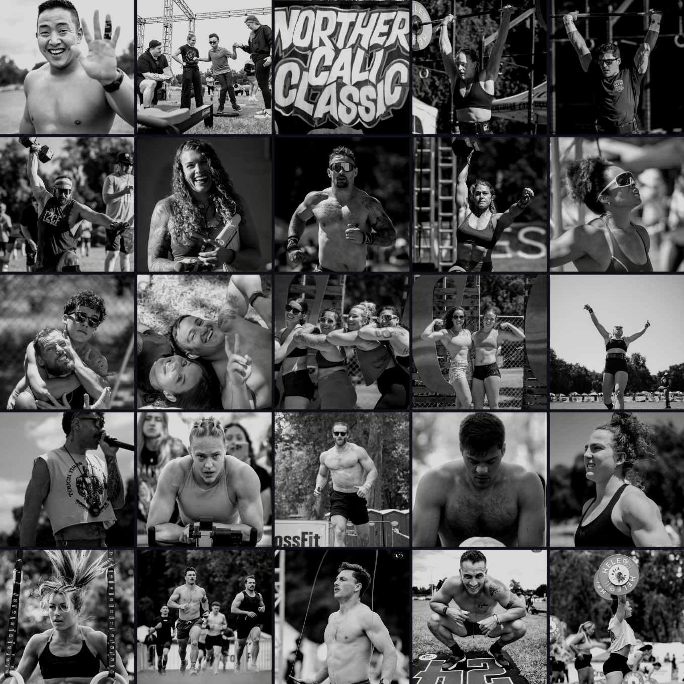 NCC 2026 athlete collage