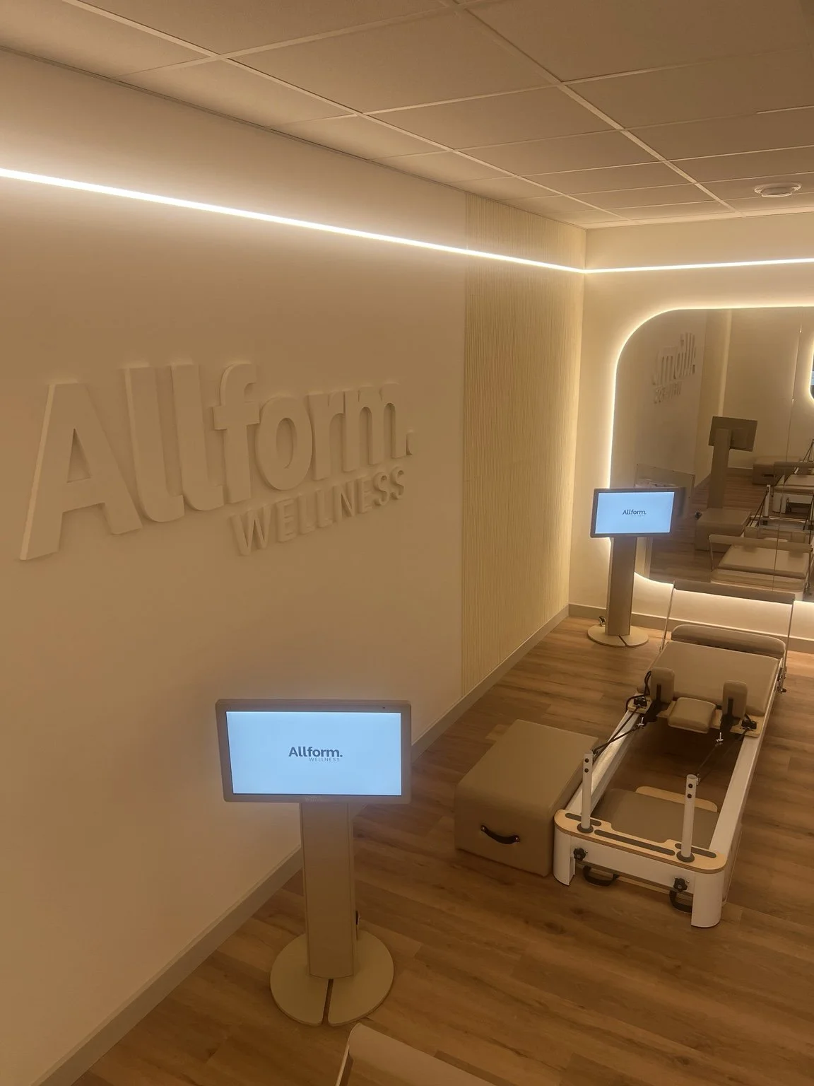 Allform Reformer studio interior in Arbroath