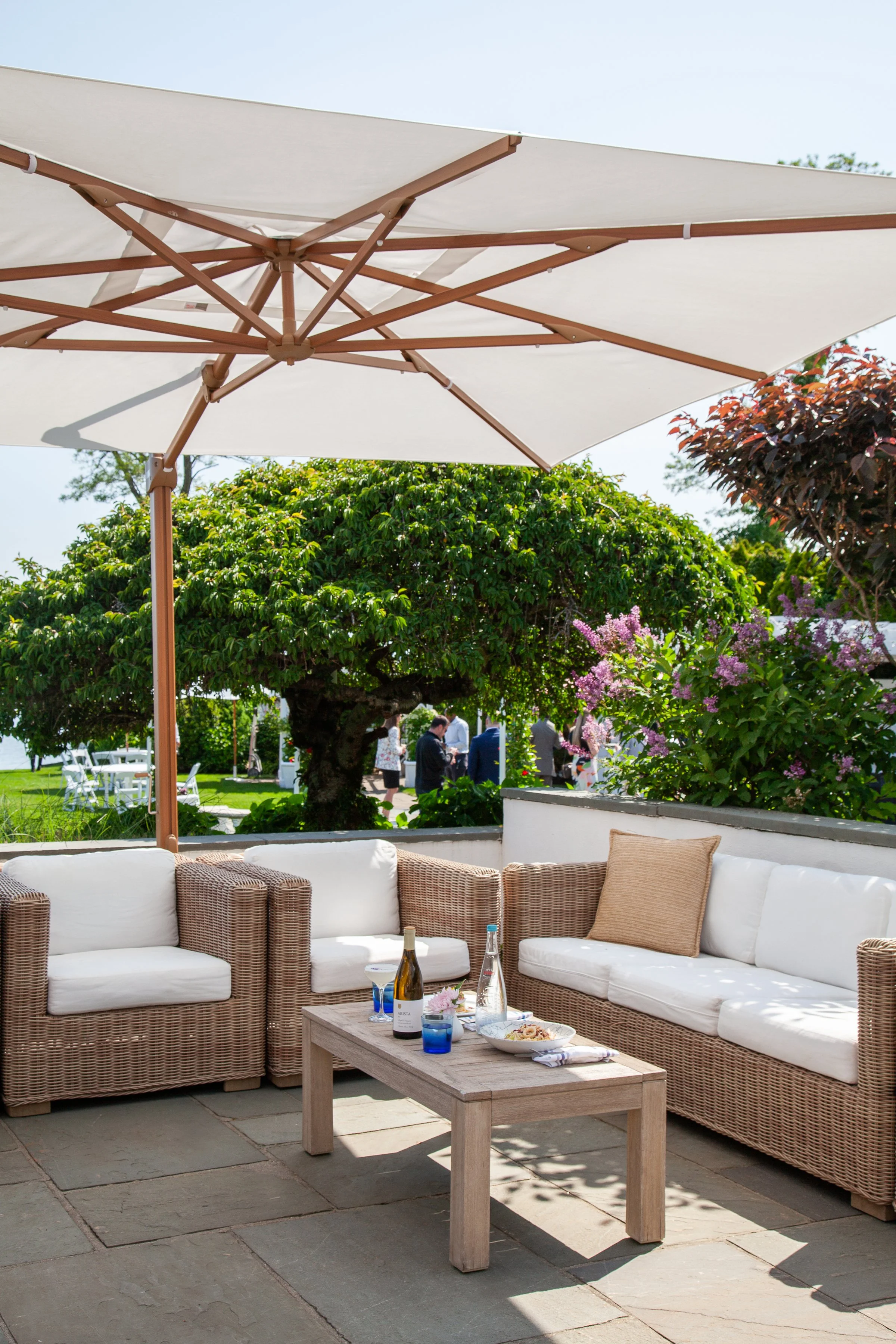 Waterfront event space at The Inn at Longshore