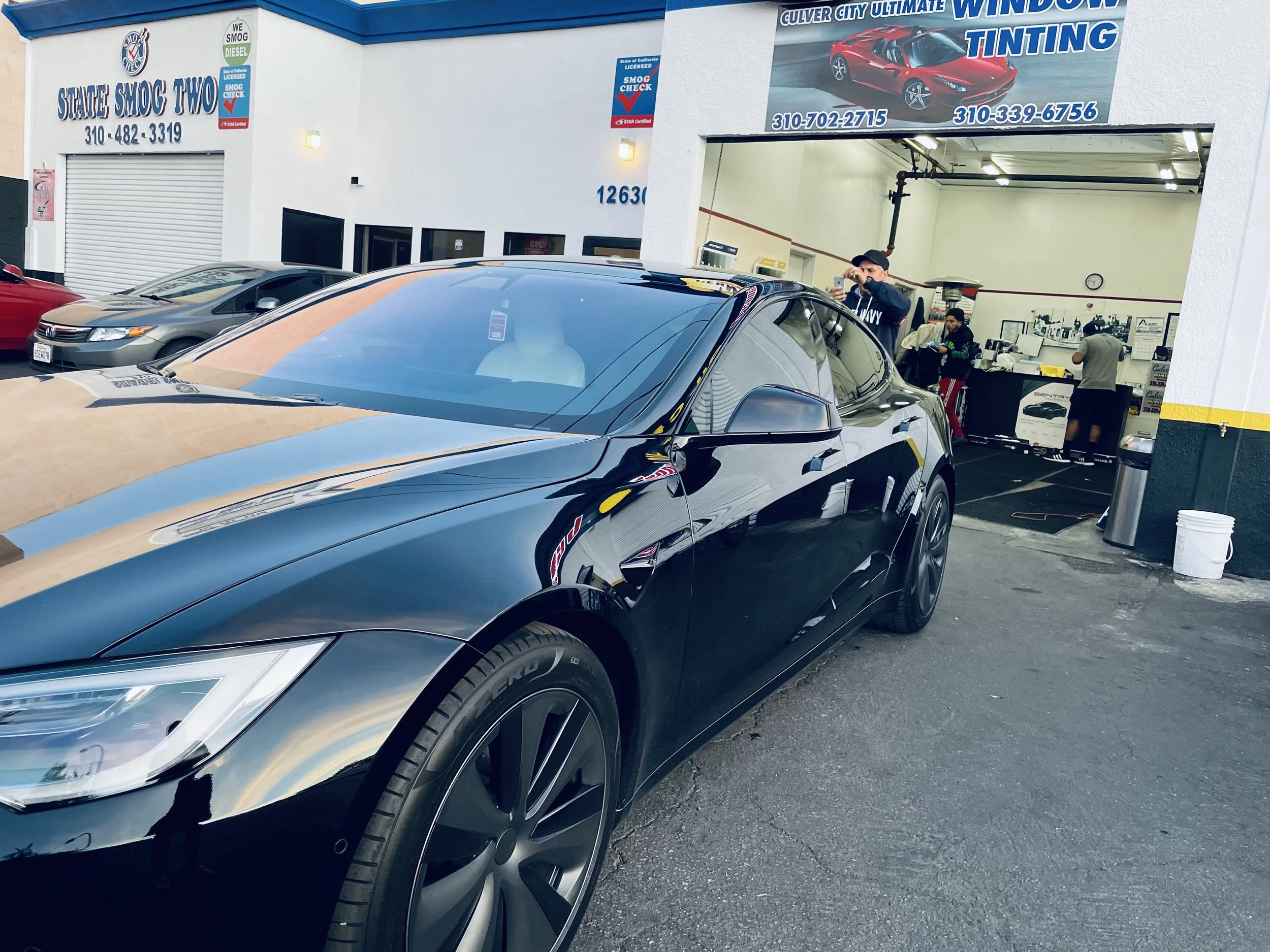 Automotive window tint finished project