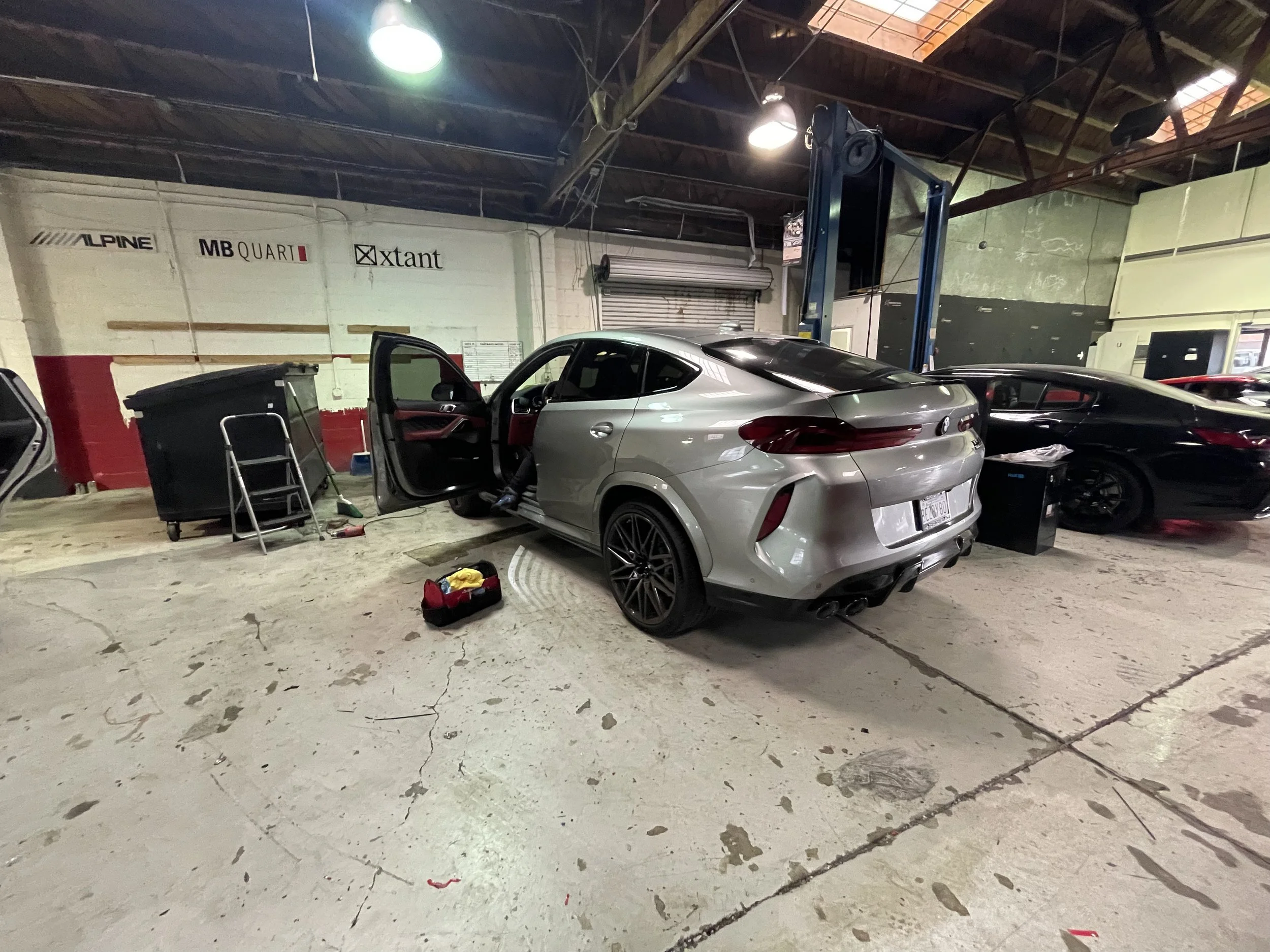 Professional automotive tint installation