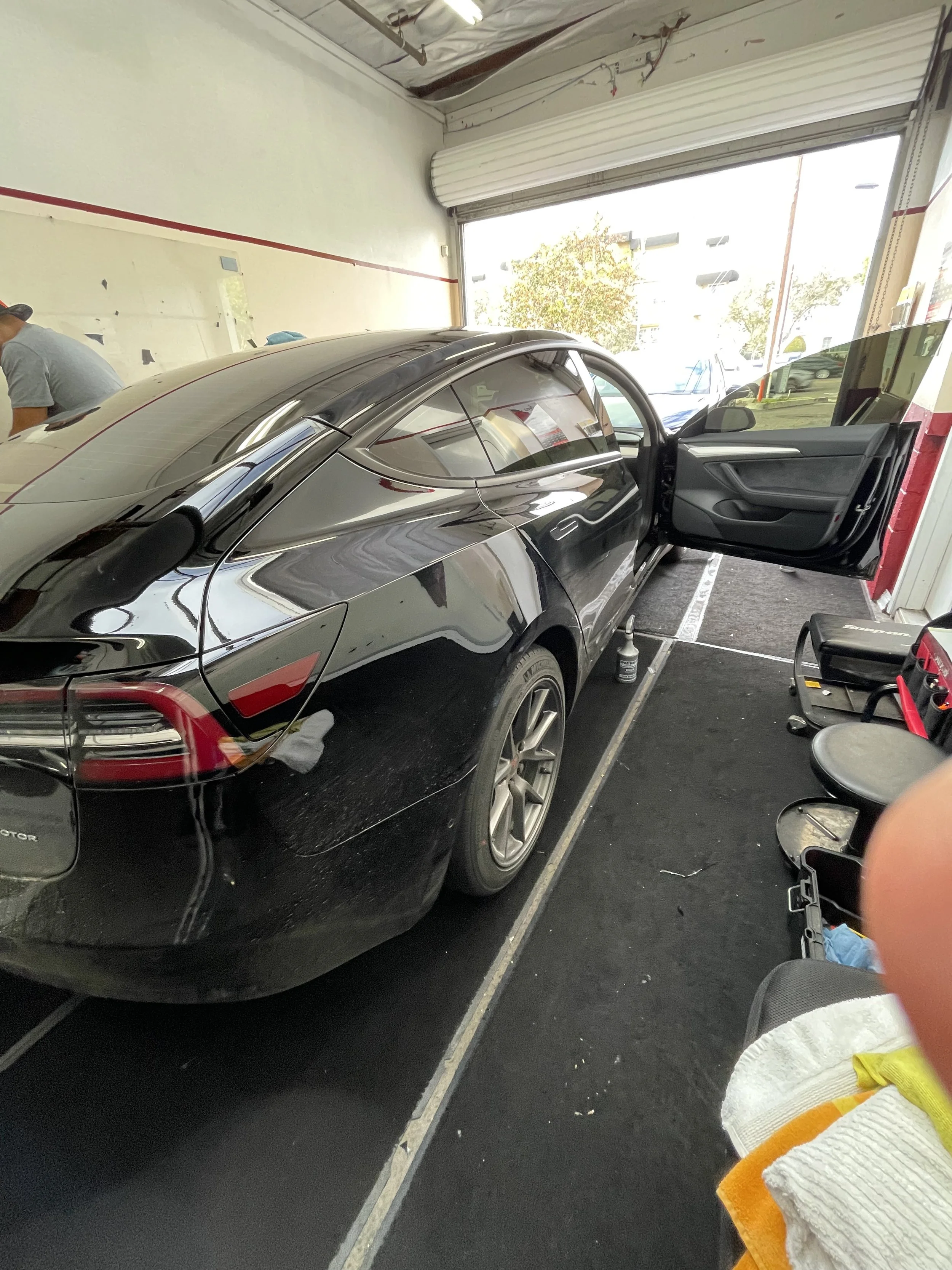 Finished automotive tint