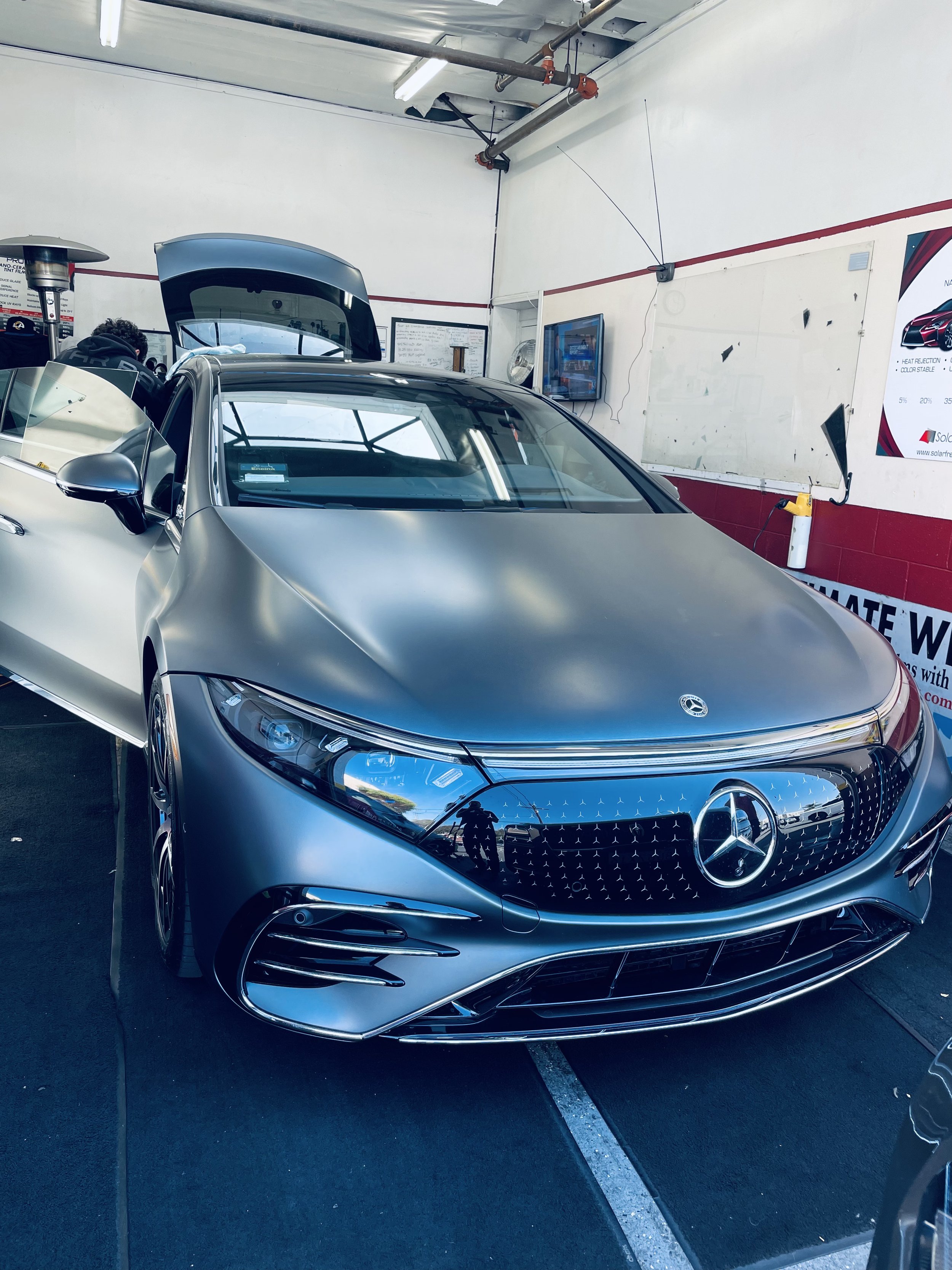 Car window tint installation