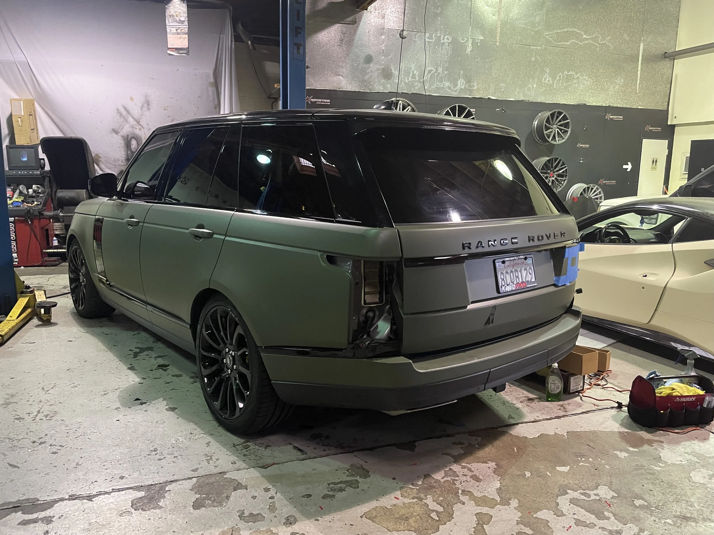 Completed car tinting