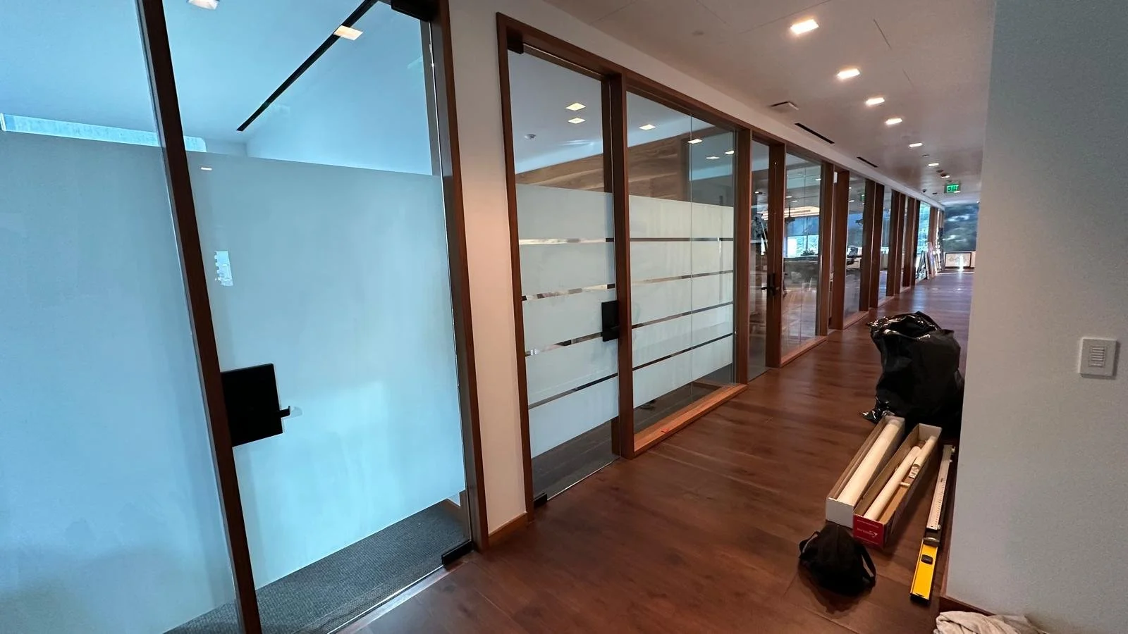 Commercial window tinting project