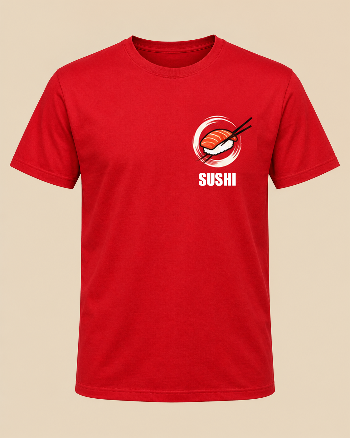 Ejemplo de playera personalizada de frente