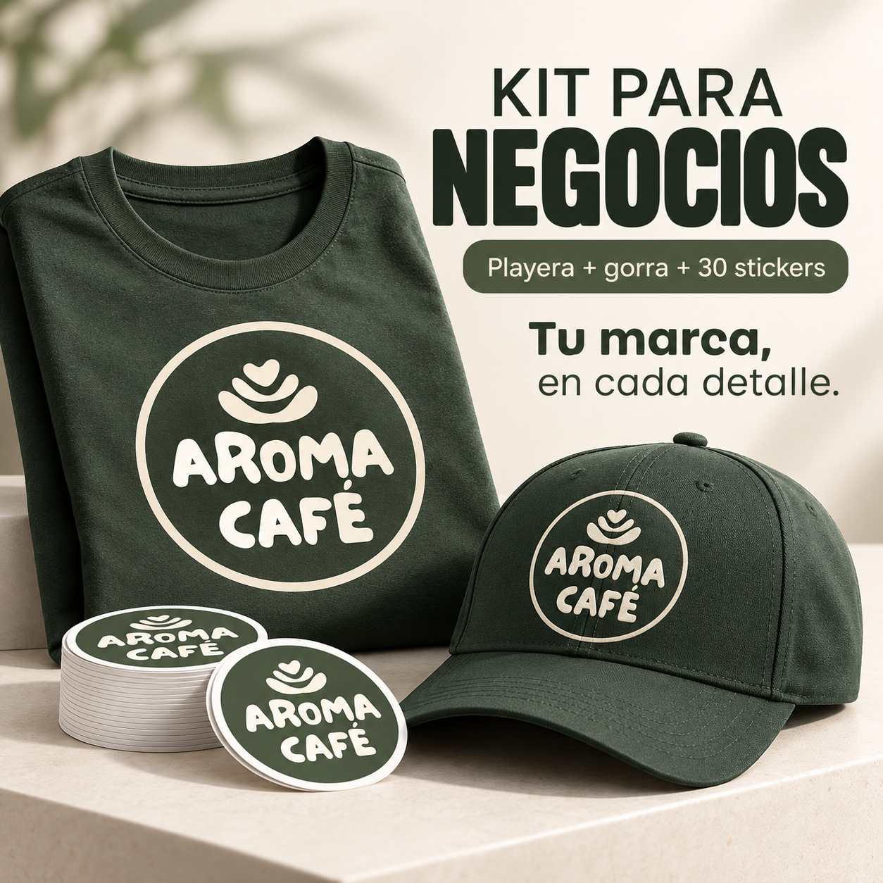 Kit personalizado para negocios Garavatos
