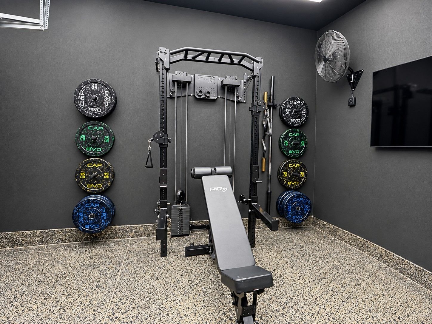 PRx rack and bench install