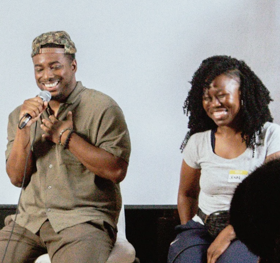 Atlanta filmmakers connecting at a Crew List Collective event