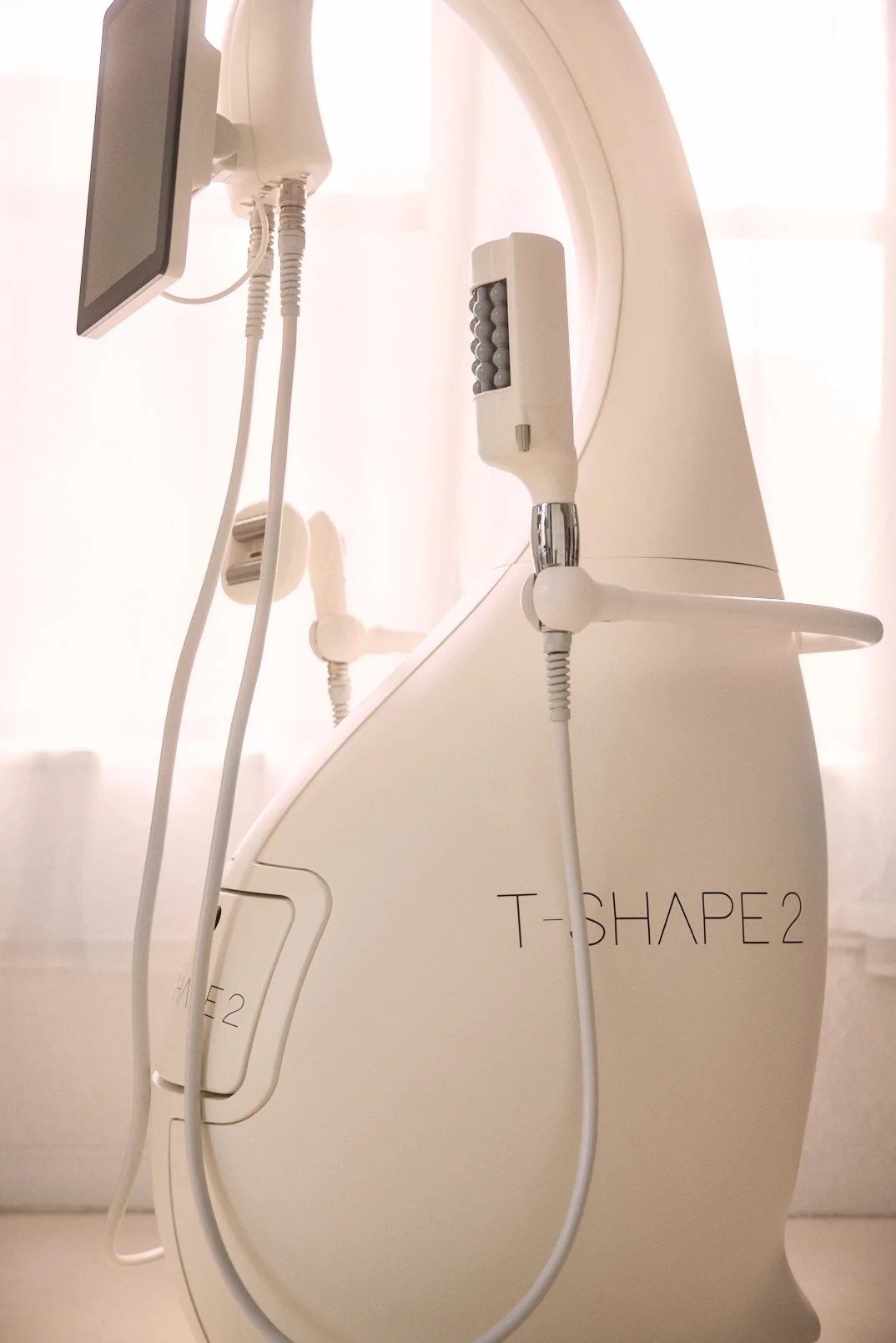 T Shape 2 face and body treatment system