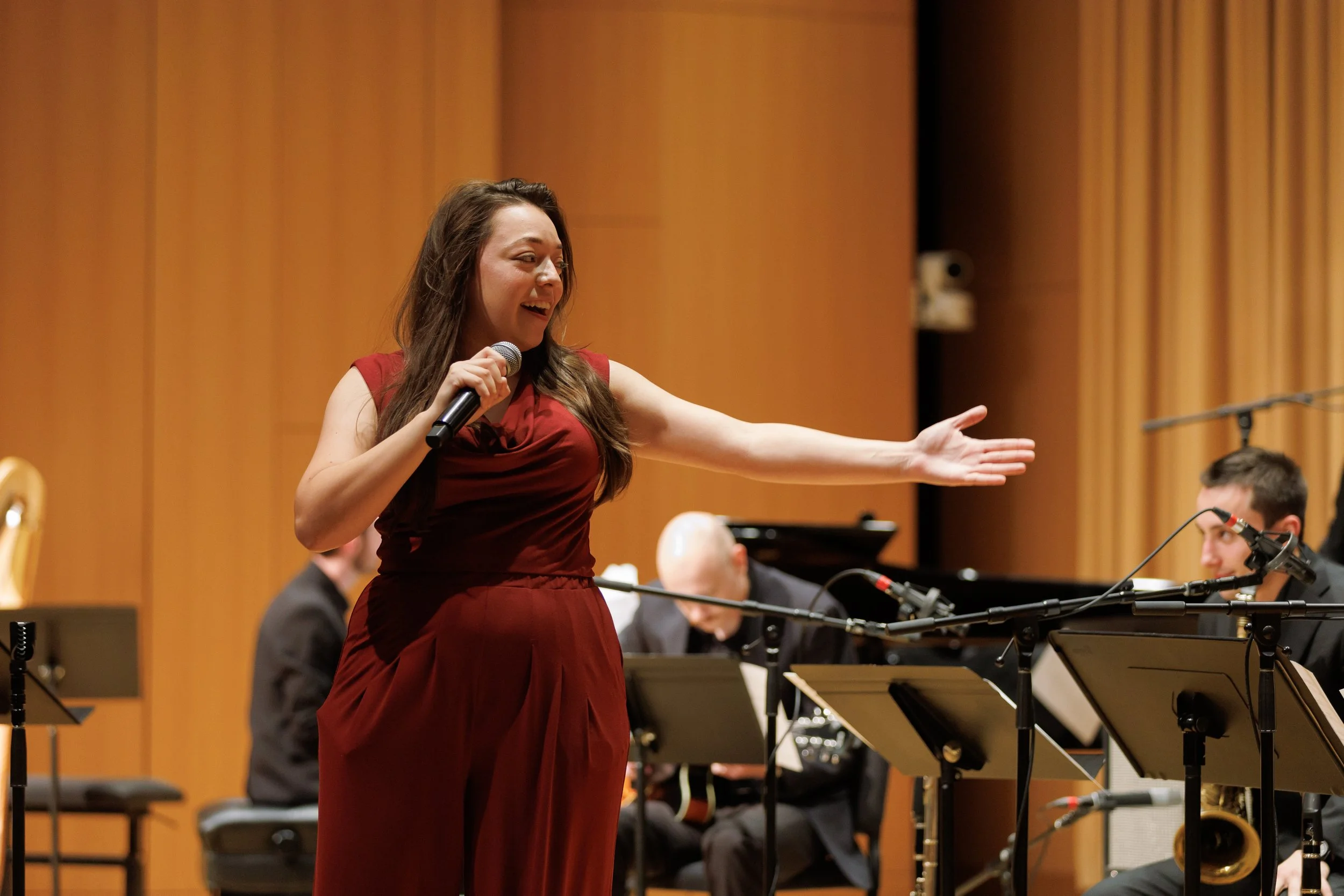 Sarah Griego performing