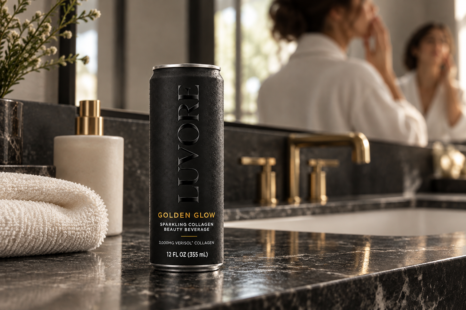 Luvoré Golden Glow alongside a daily skincare routine