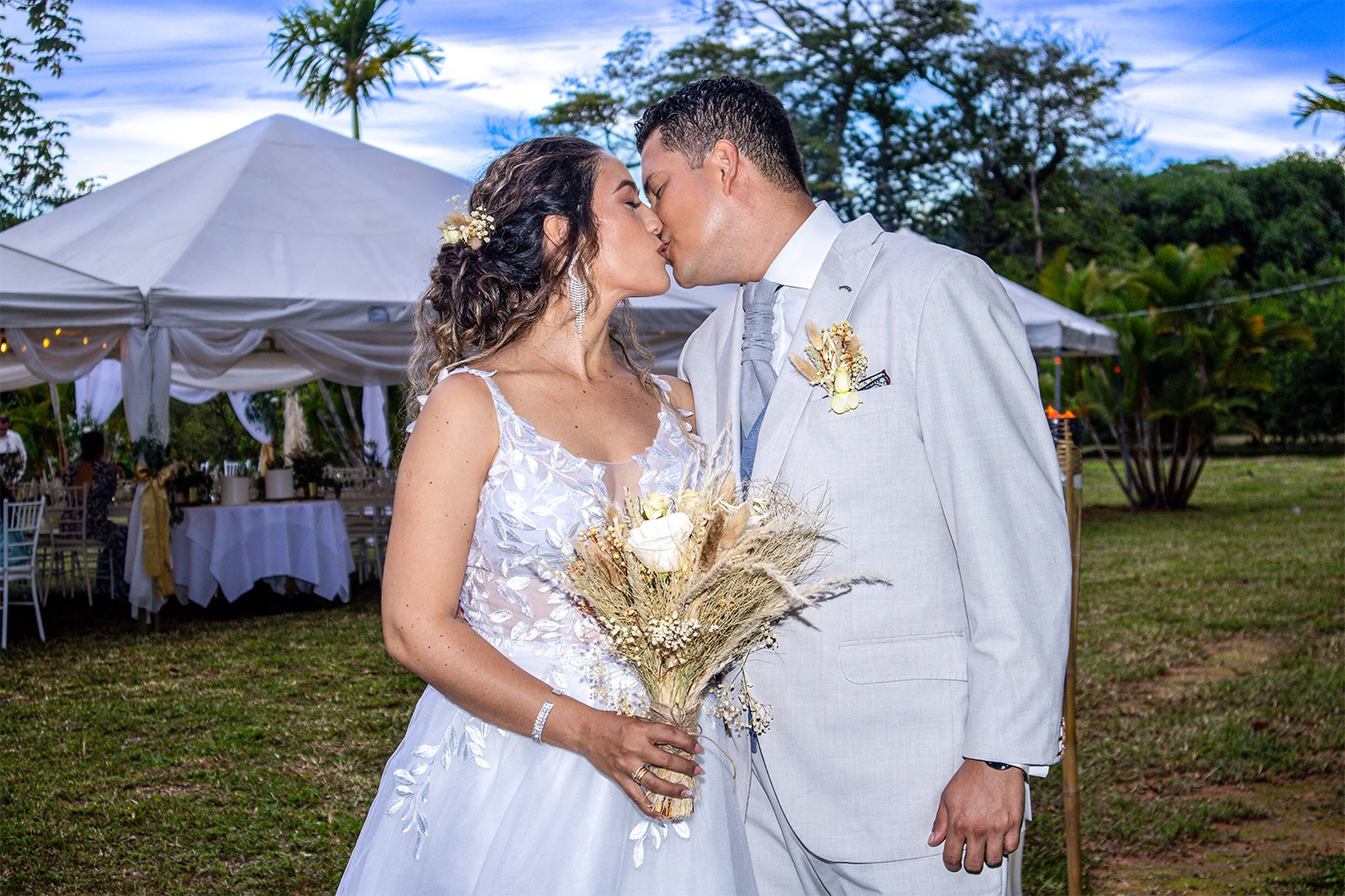 Artistic wedding portrait — editorial wedding photography