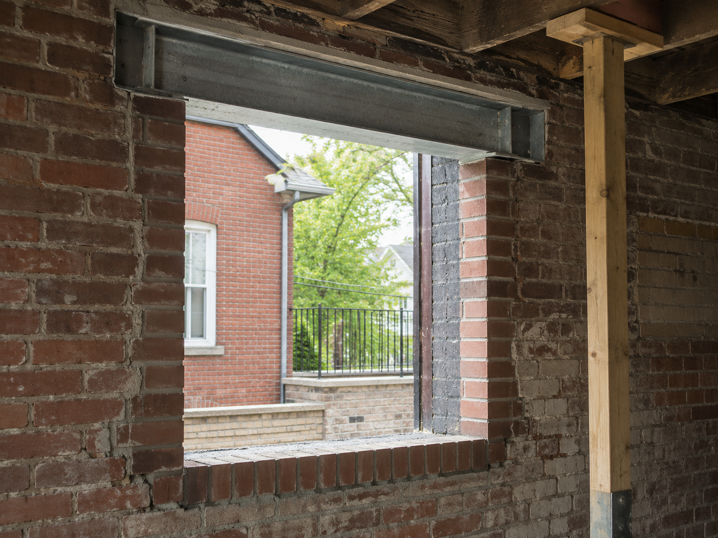 Window and door cut-outs in brick walls, Toronto – Brick Aid Masonry