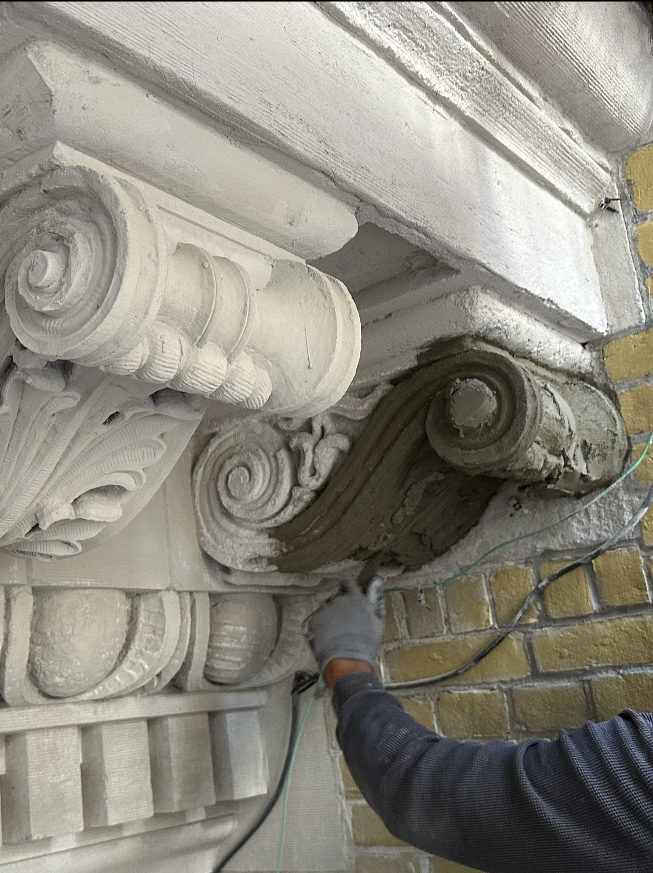 Restoring by hand – Brick Aid Masonry