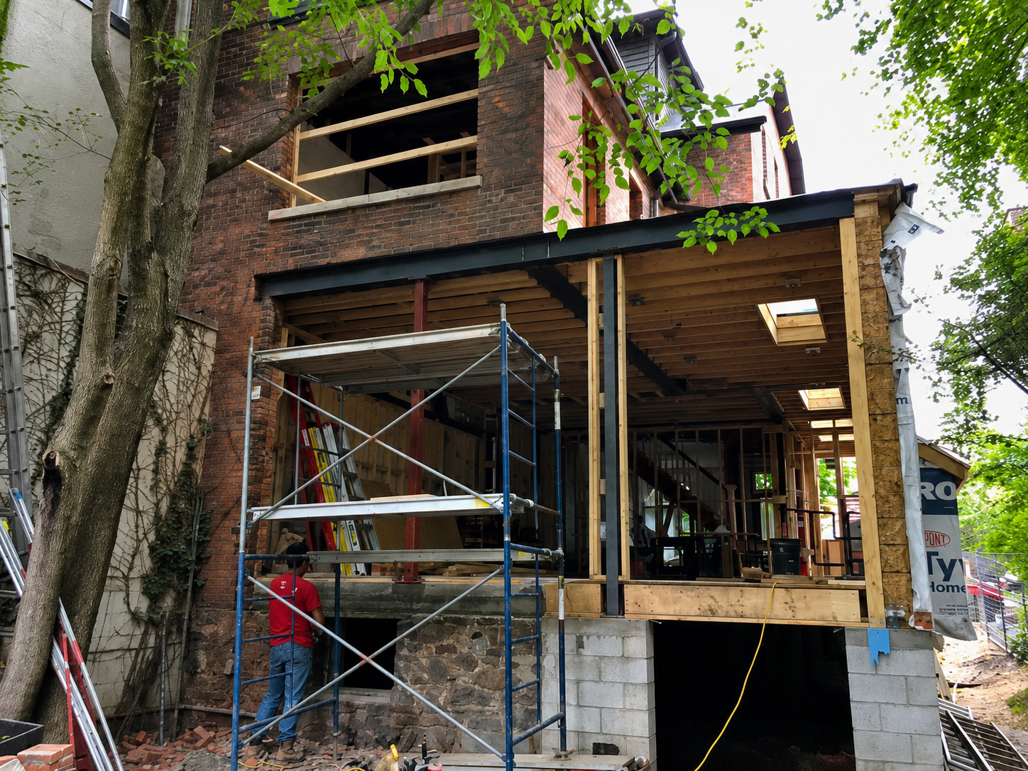Full brick build construction