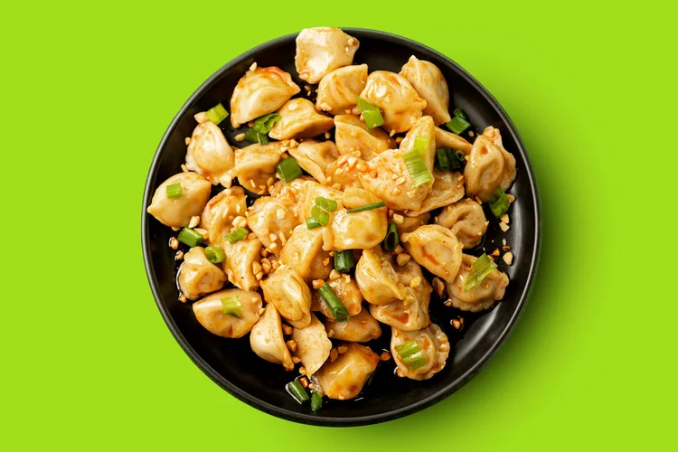 Air-Fried Szechuan Chili Dumplings