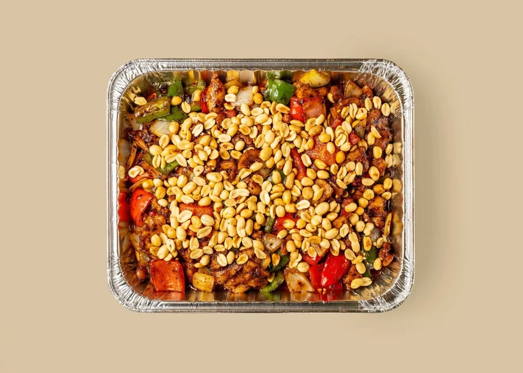 Kung Pao Black Pepper Chicken catering tray
